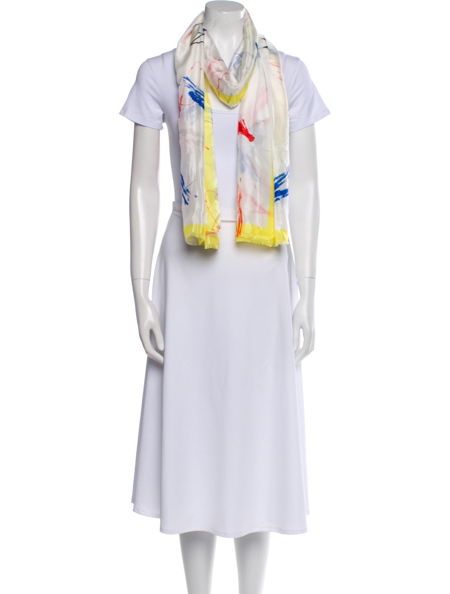 Marcell Von Berlin Silk Printed Scarf w/ Tags