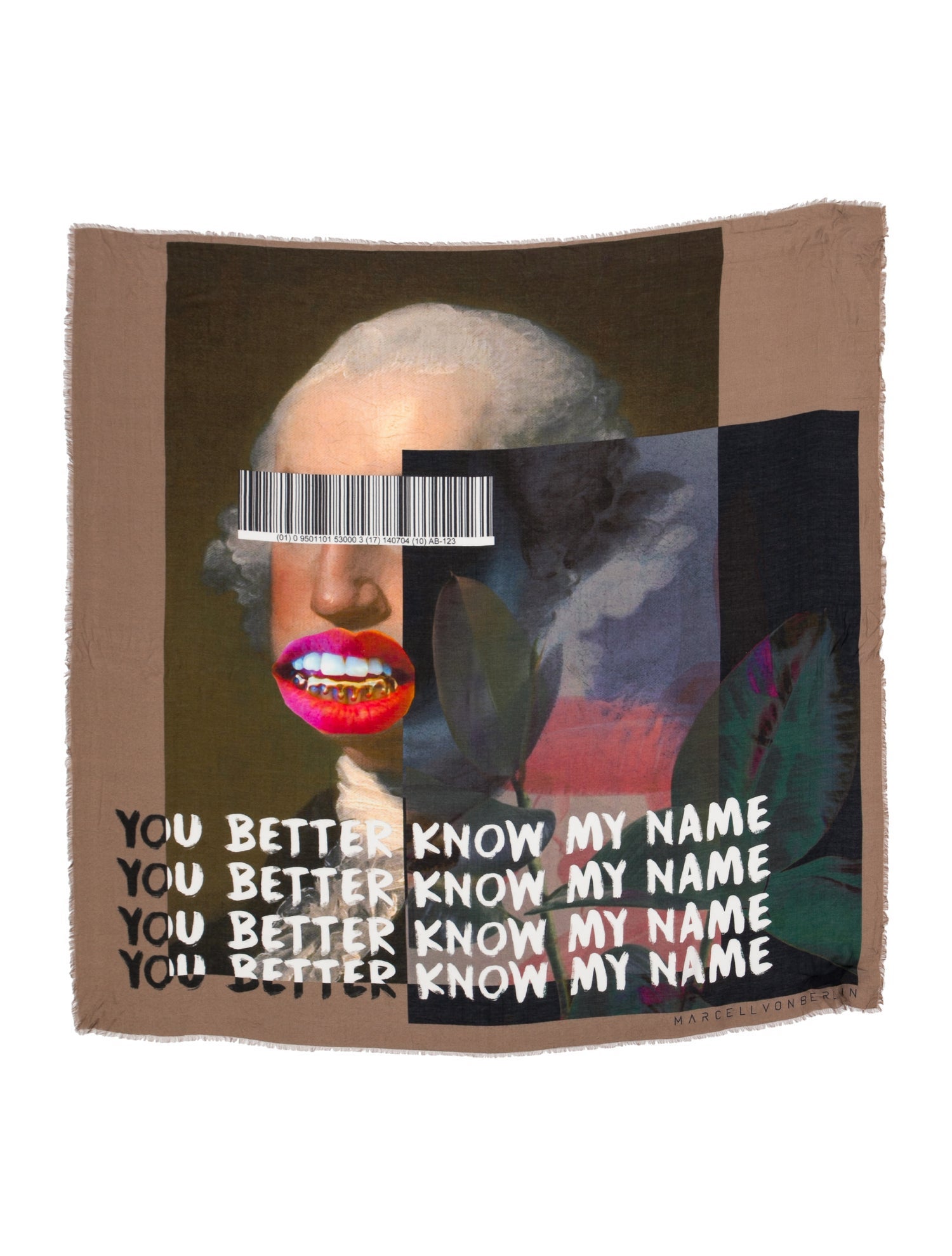 Marcell Von Berlin Printed Scarf w/ Tags