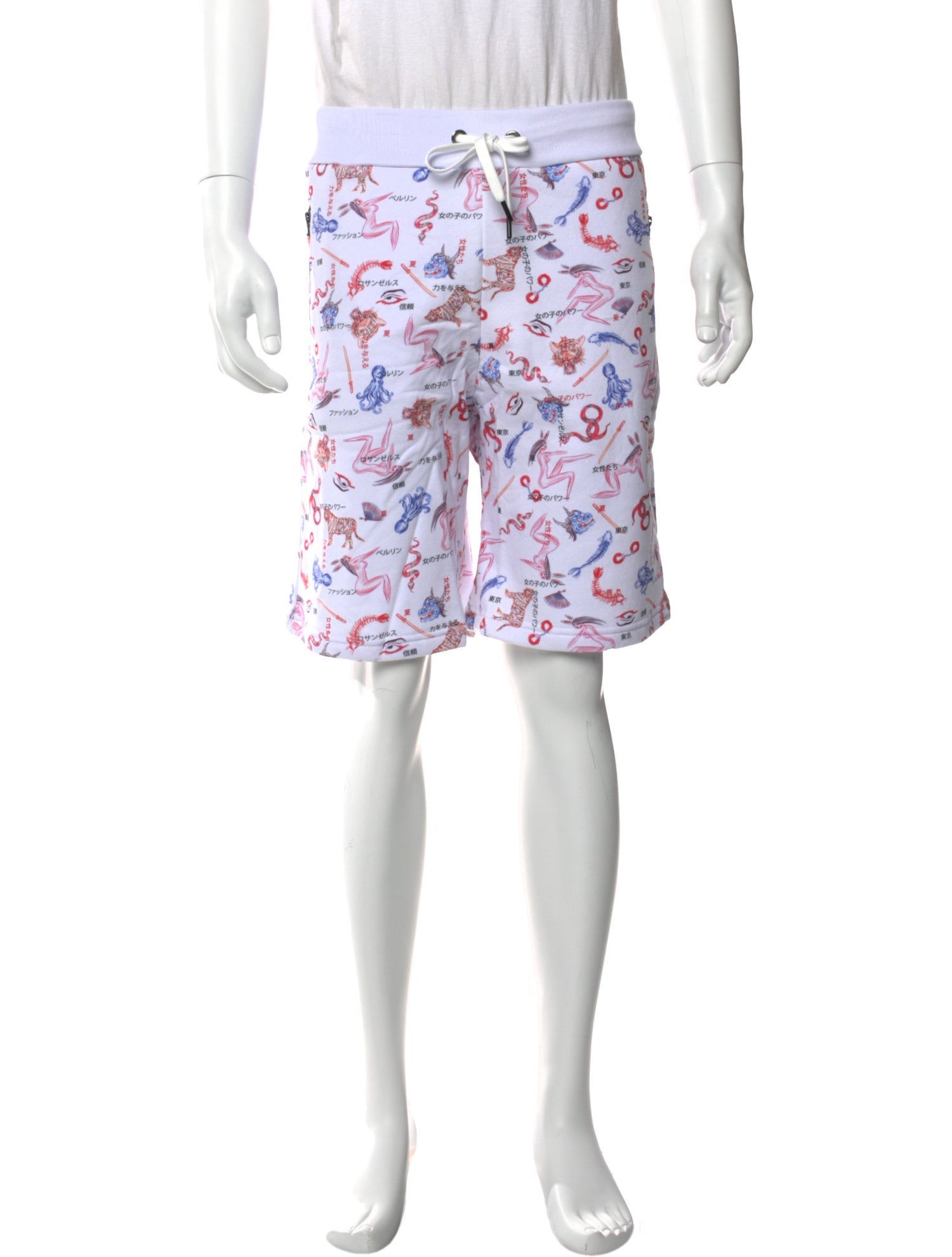 Marcell Von Berlin Printed Jogger Shorts w/ Tags