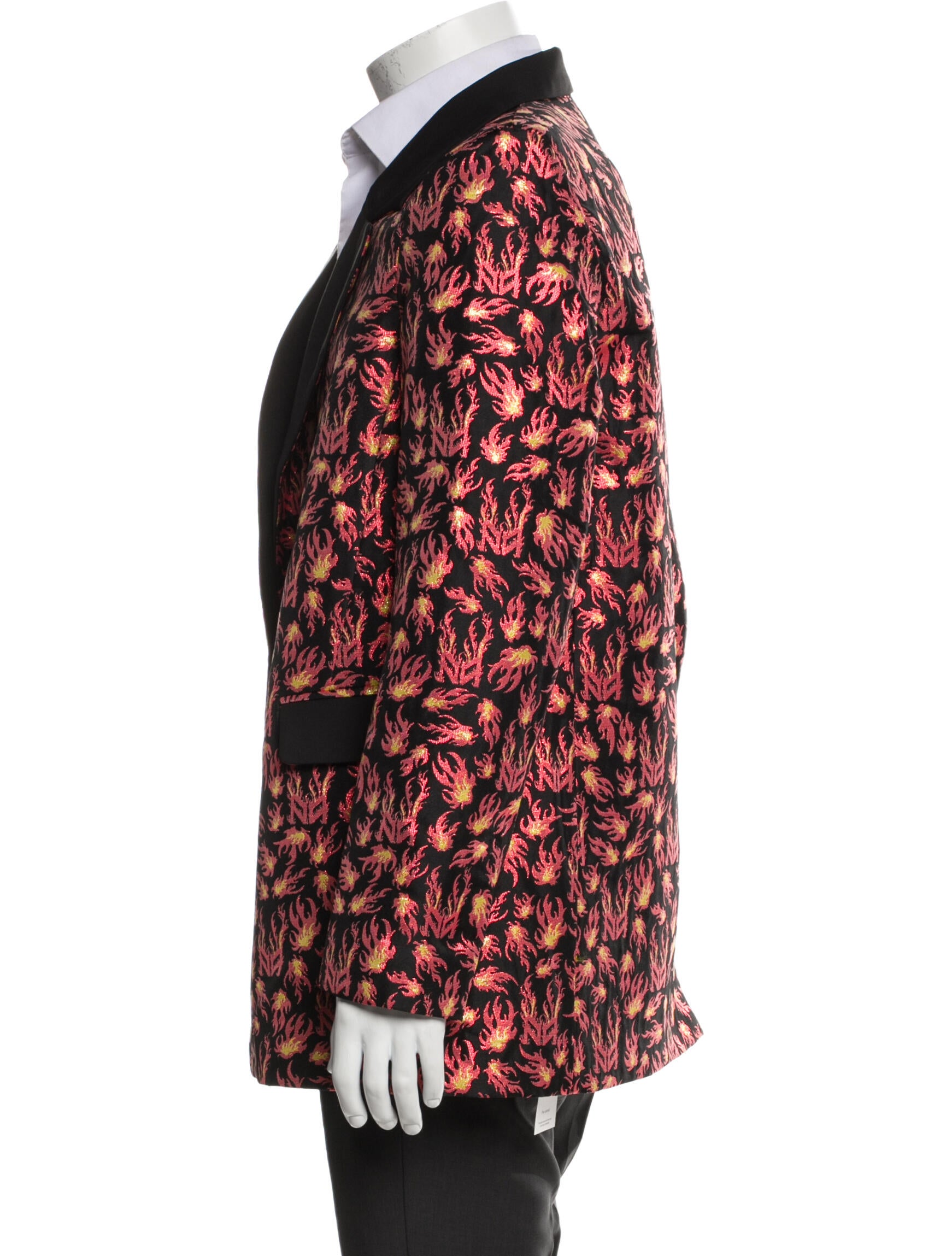 Marcell Von Berlin Printed Glitter Accents Blazer w/ Tags