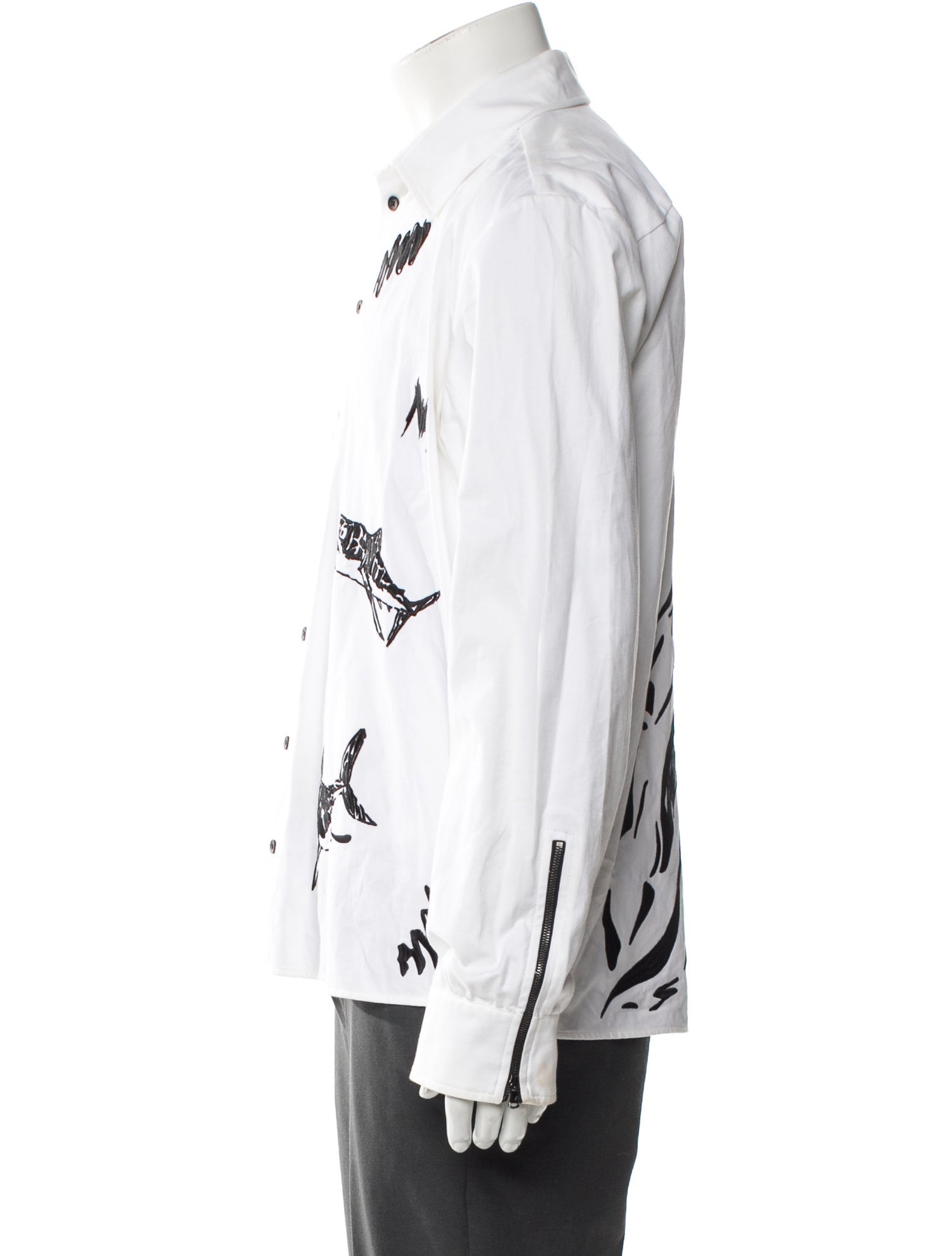 Marcell Von Berlin Graphic Print Long Sleeve Shirt