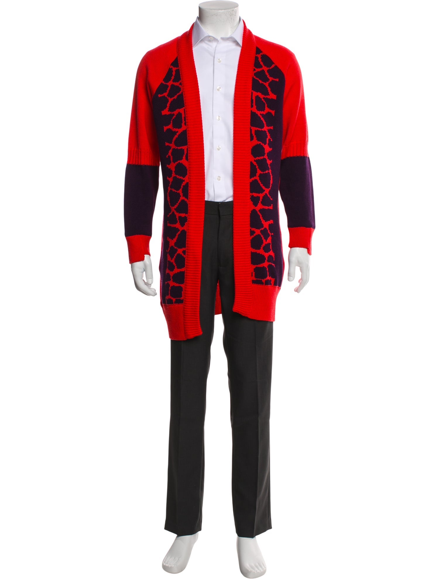 Marcell Von Berlin Printed Open Front Cardigan