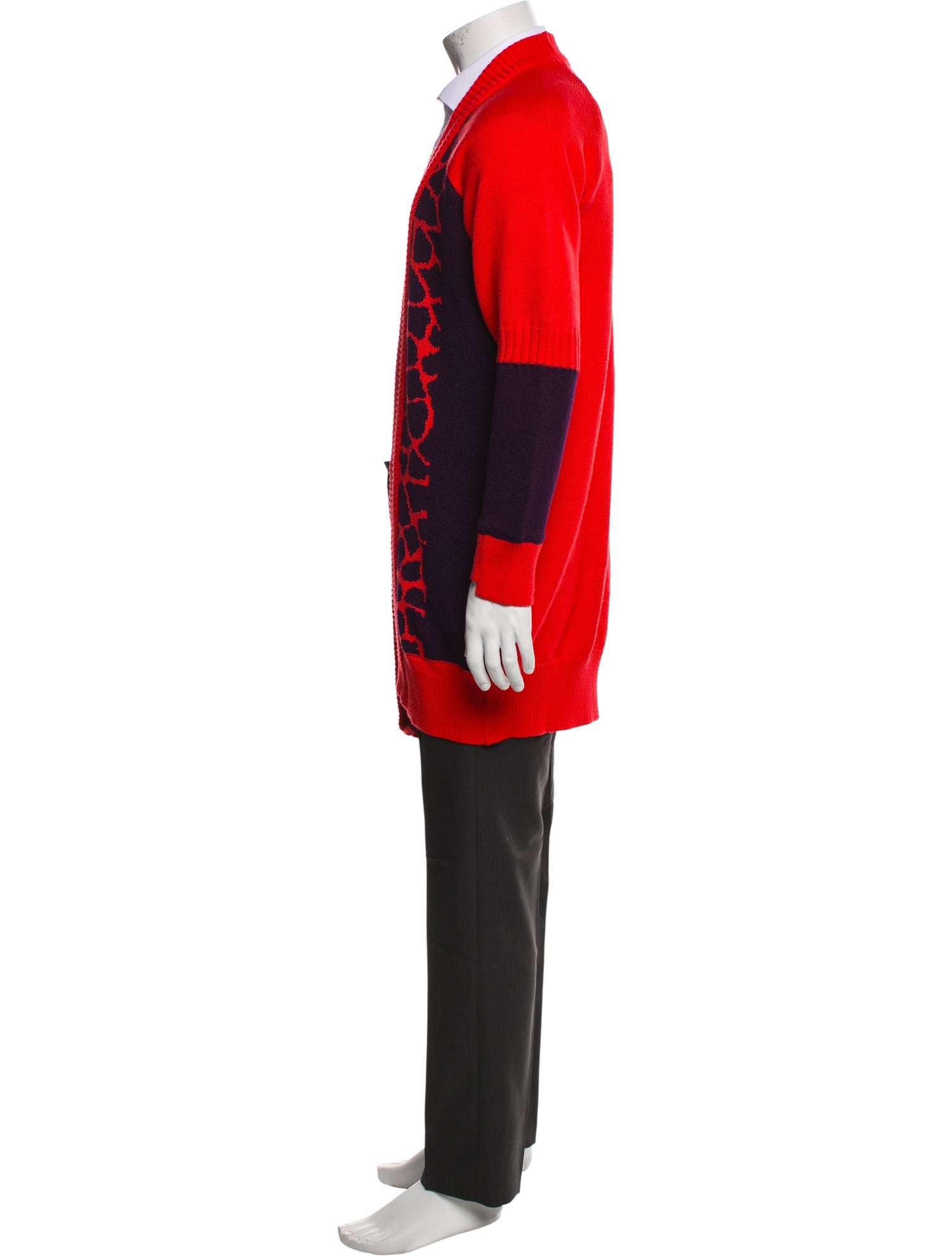 Marcell Von Berlin Printed Open Front Cardigan