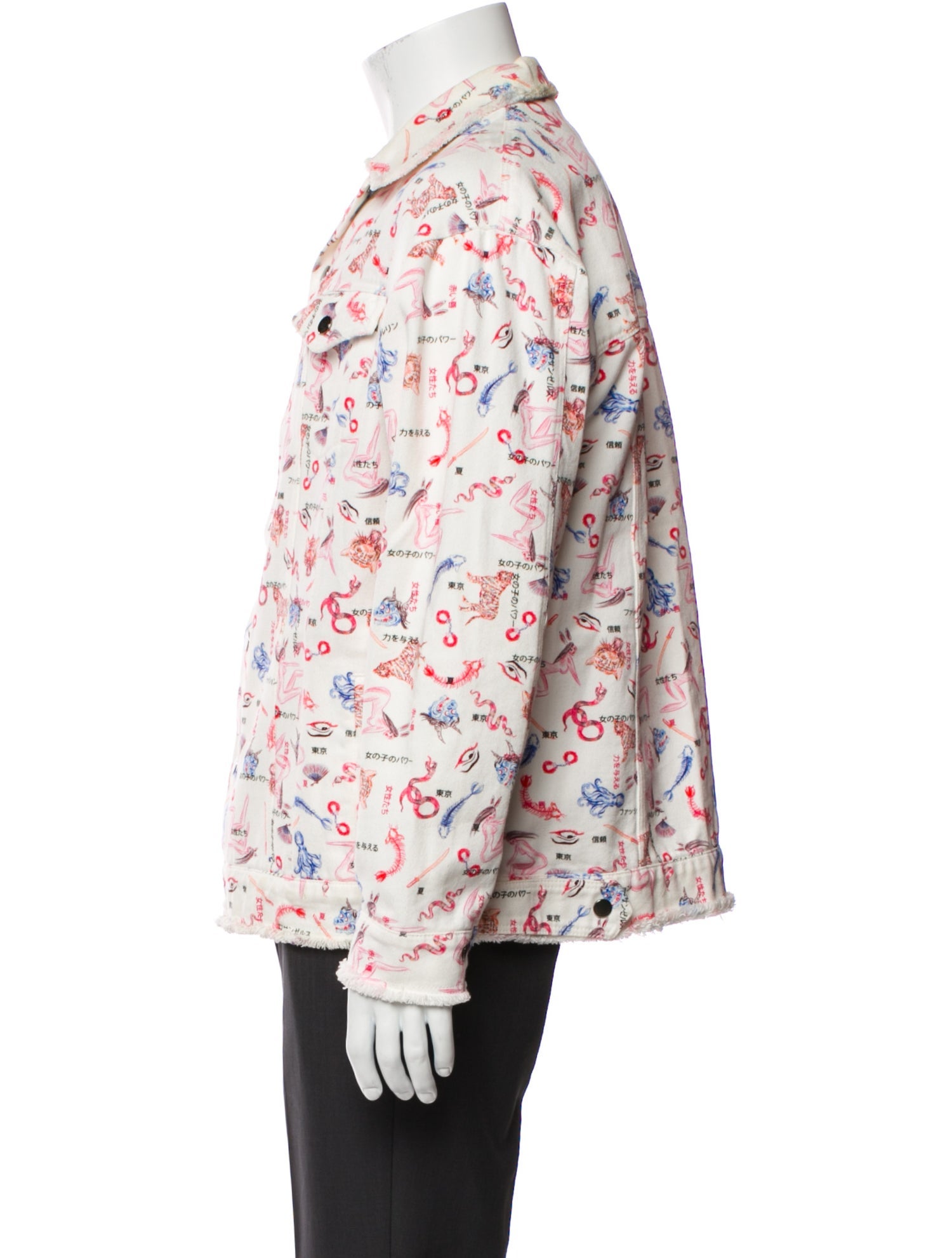 Marcell Von Berlin Printed Trucker Jacket