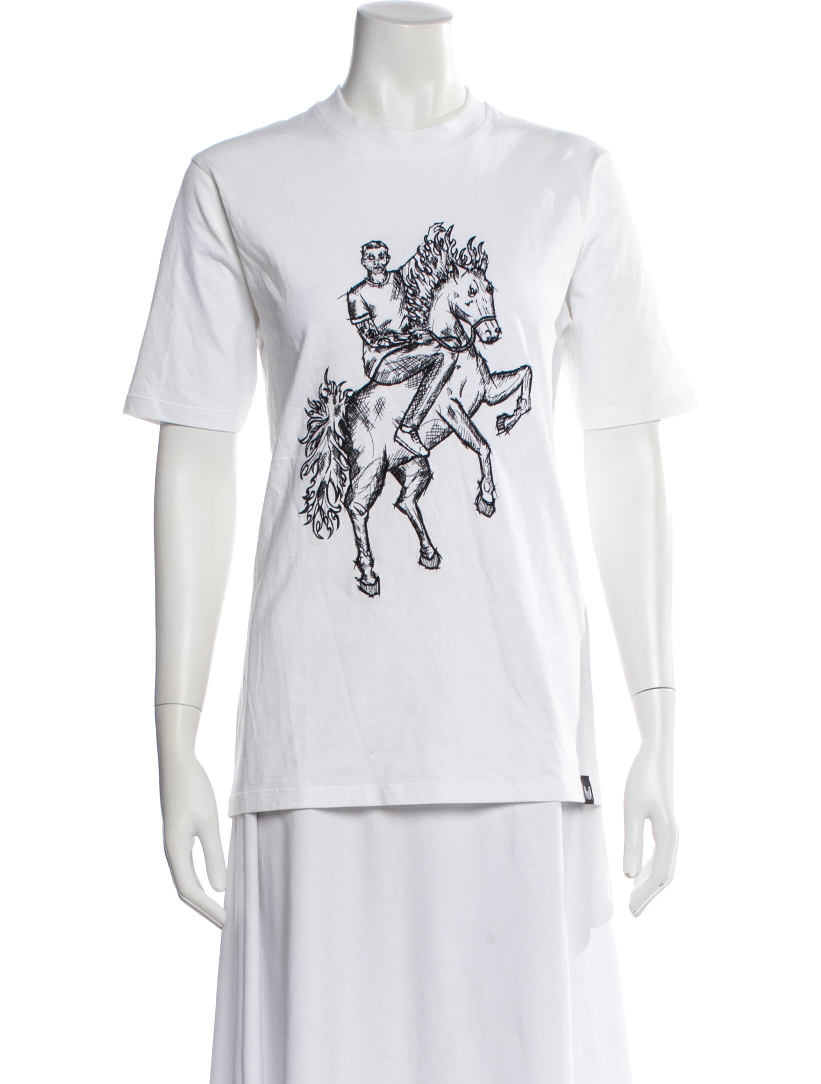 Marcell Von Berlin Graphic Print Crew Neck T-Shirt