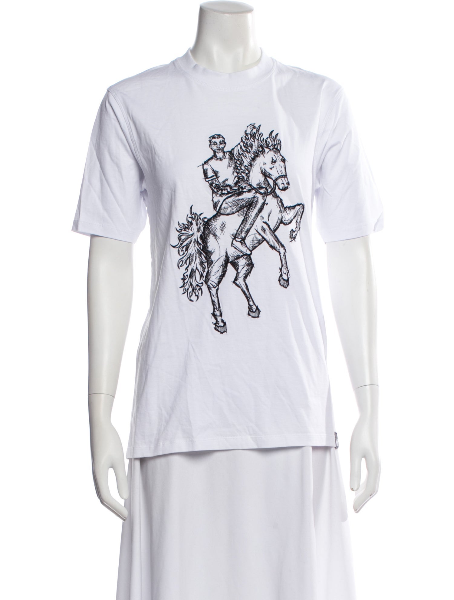 Marcell Von Berlin Graphic Print Crew Neck T-Shirt