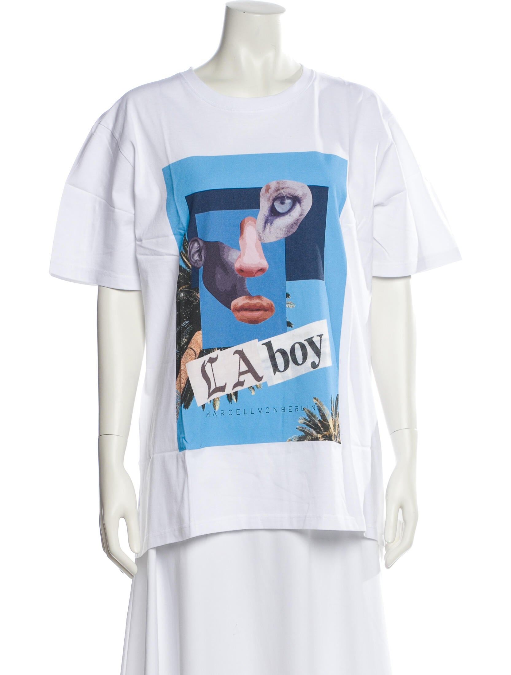 Marcell Von Berlin Graphic Print Crew Neck T-Shirt w/ Tags