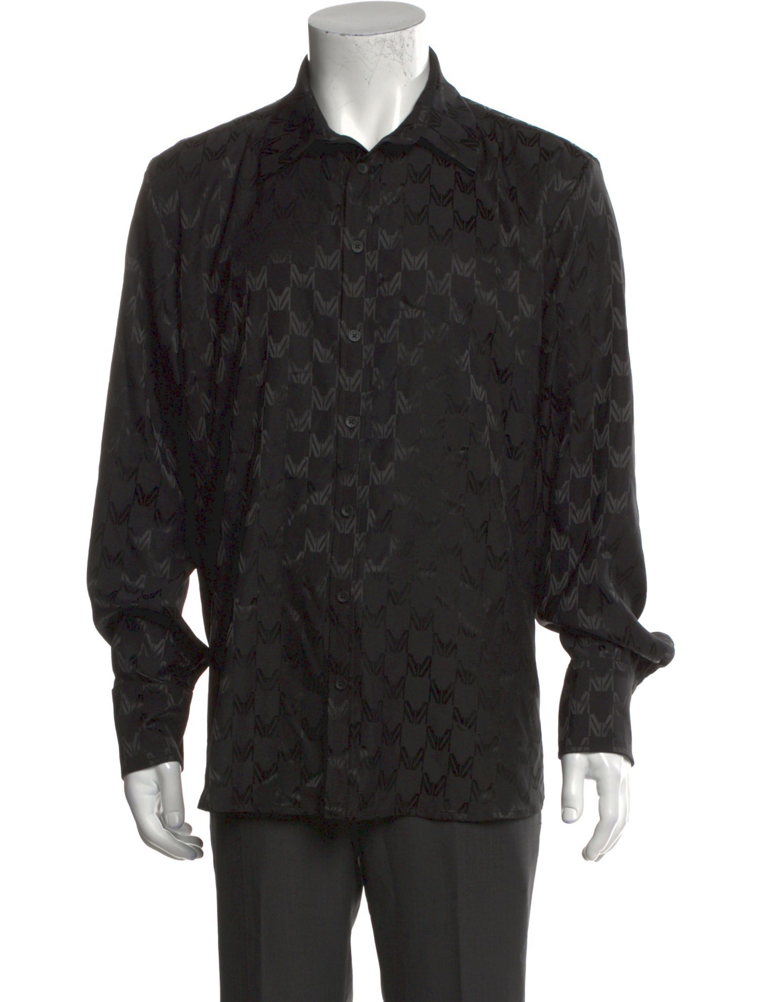 Marcell Von Berlin Striped Long Sleeve Dress Shirt