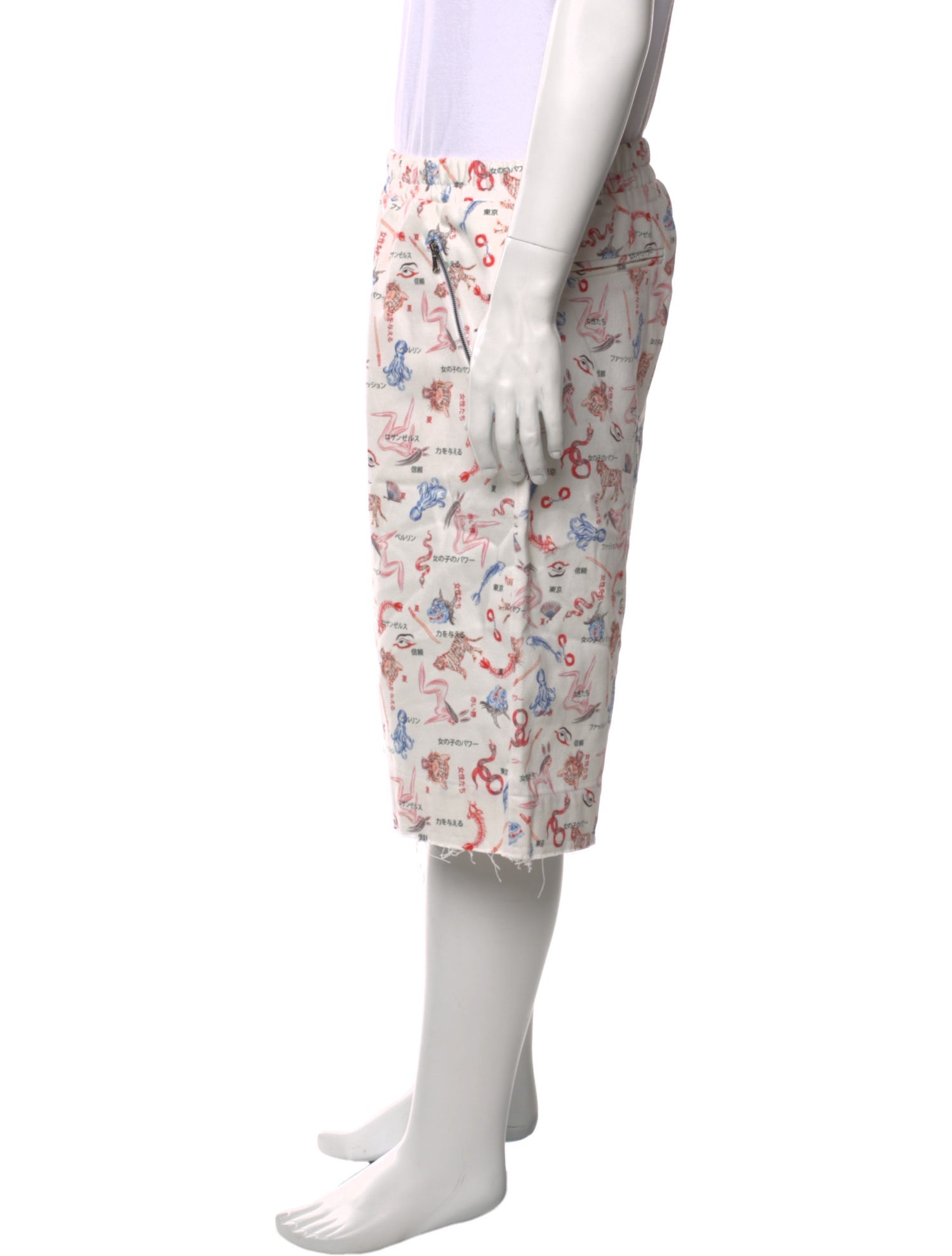 Marcell Von Berlin Printed Jogger Shorts