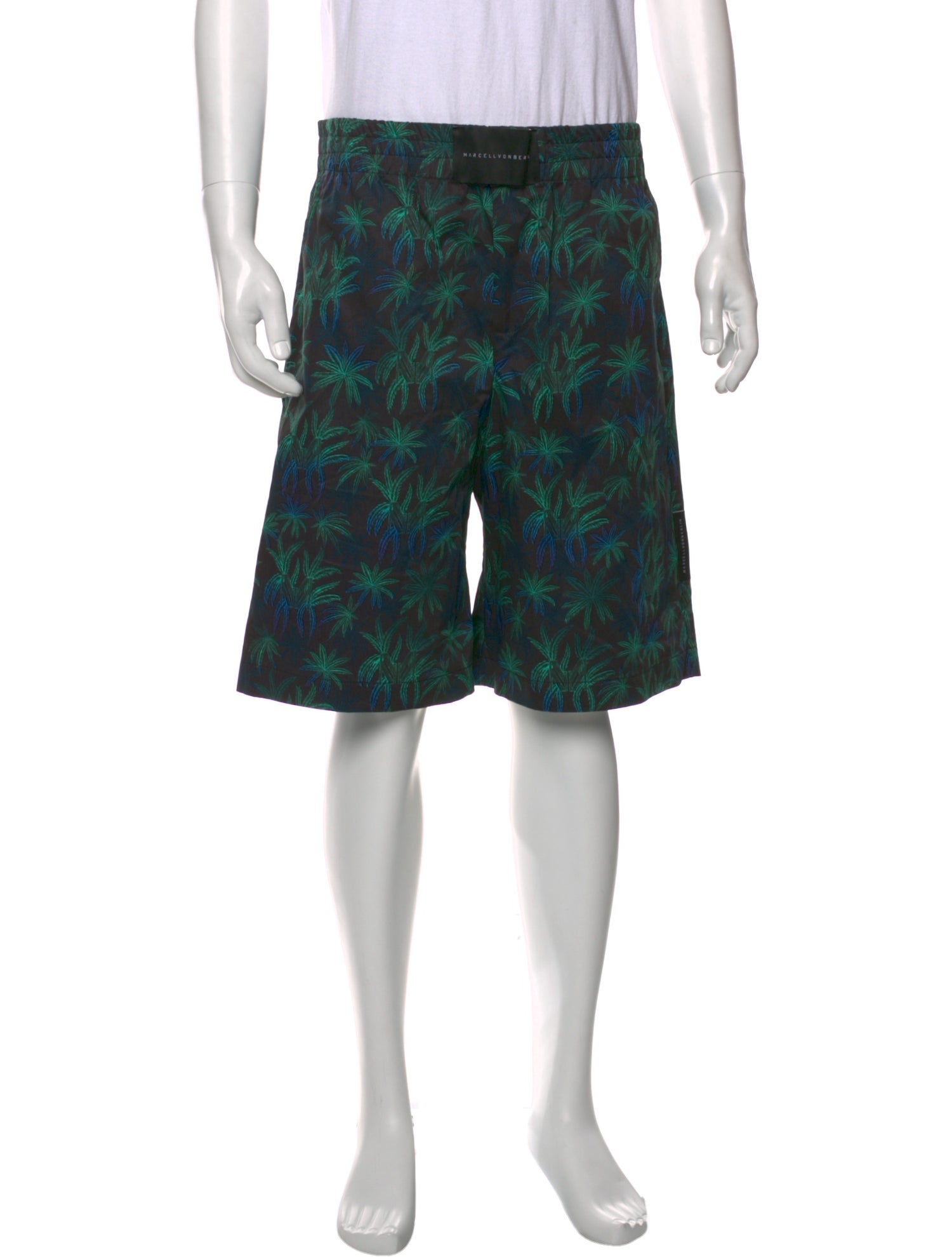 Marcell Von Berlin Printed Flat Front Shorts w/ Tags