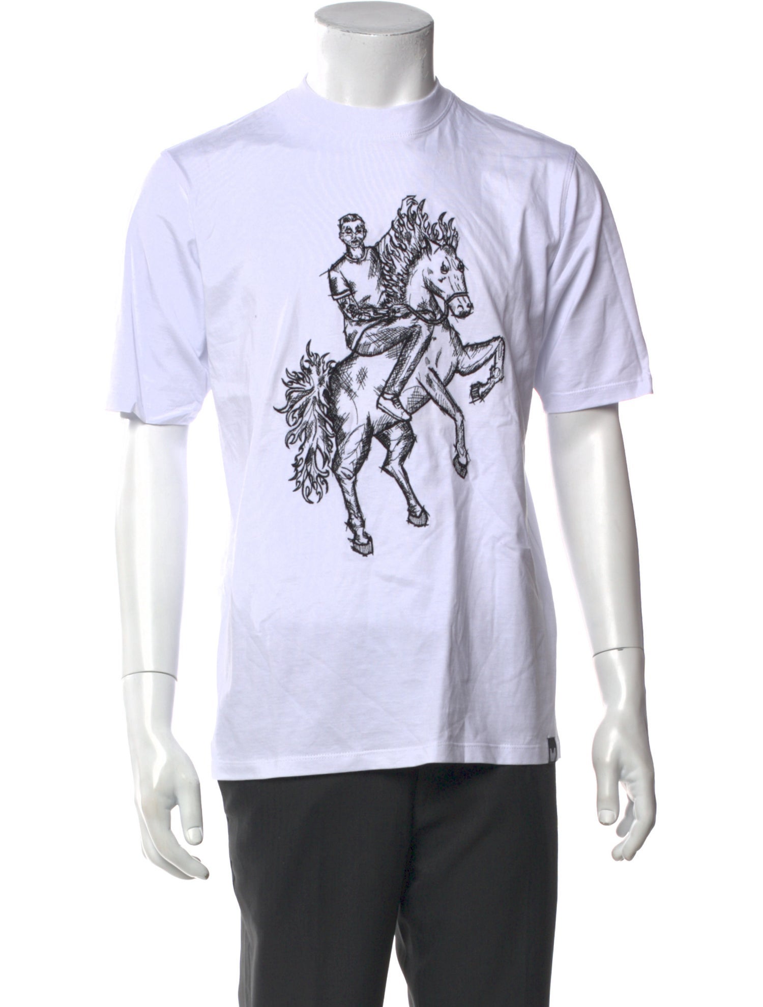 Marcell Von Berlin Graphic Print Crew Neck T-Shirt