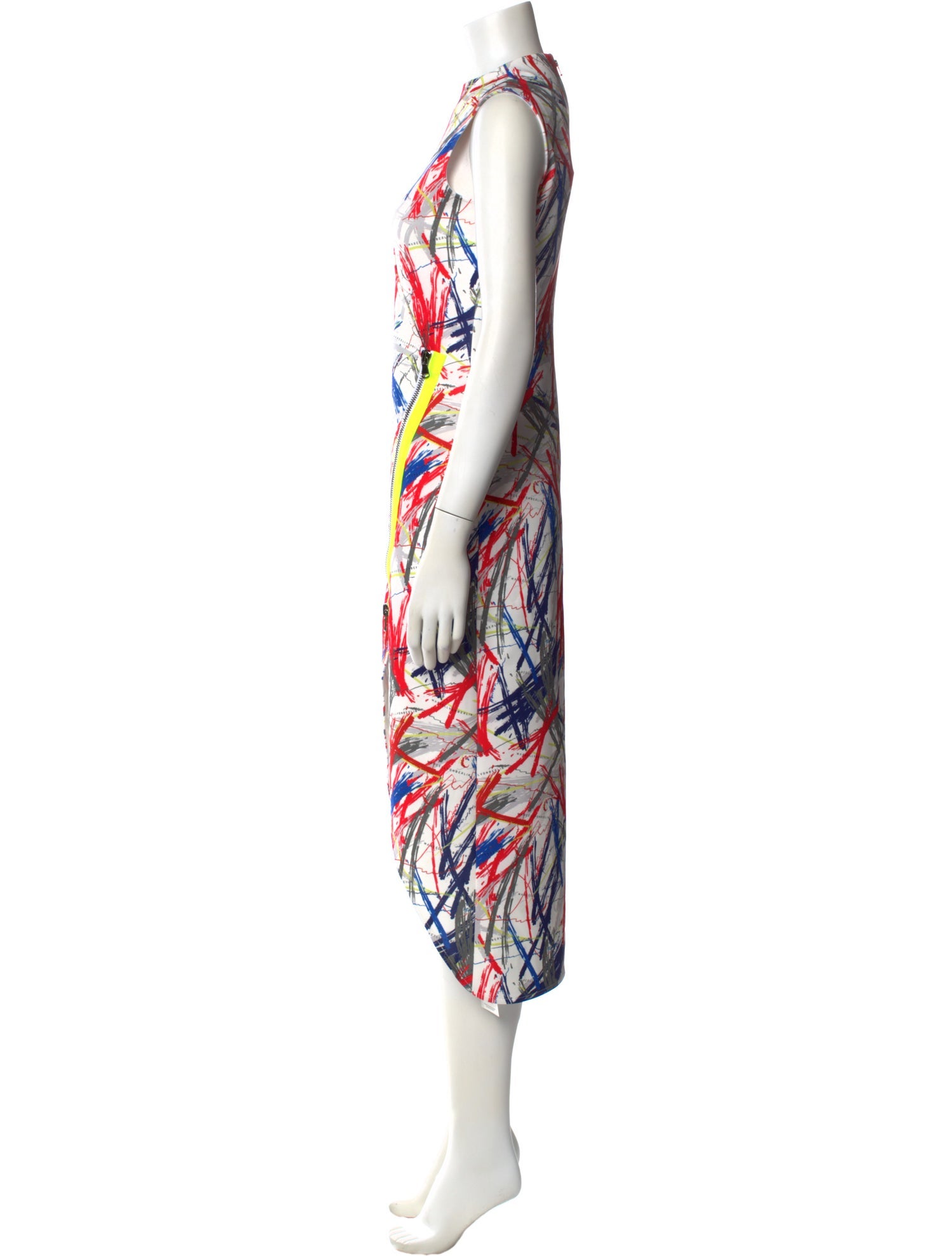 Marcell Von Berlin Printed Midi Length Dress