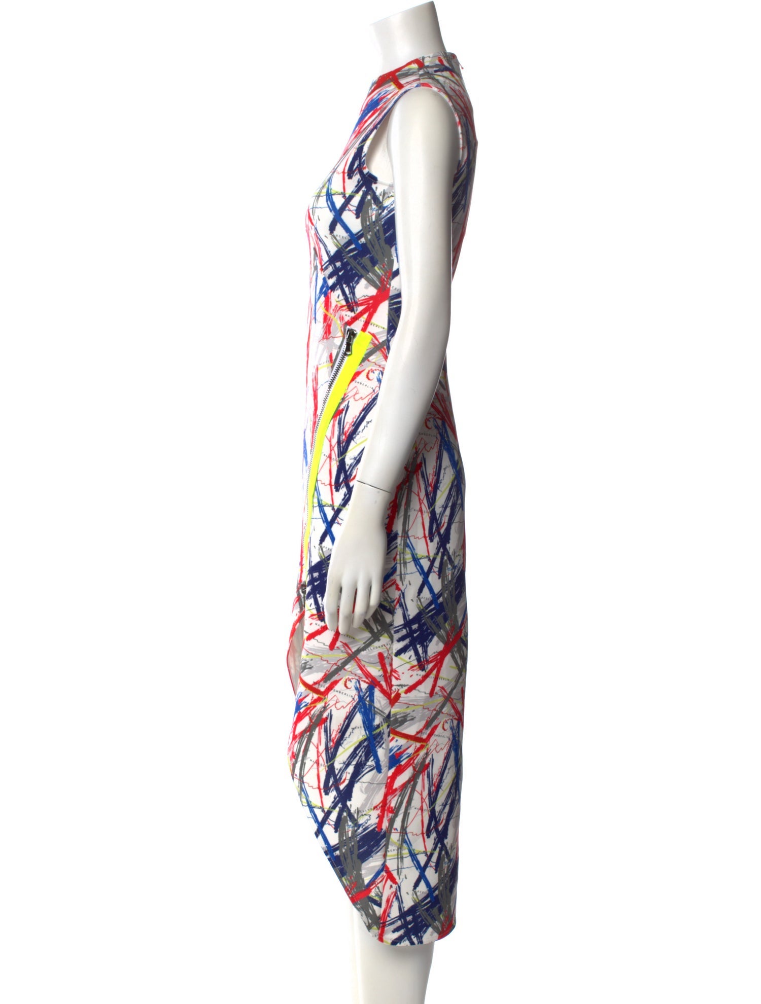 Marcell Von Berlin Printed Midi Length Dress