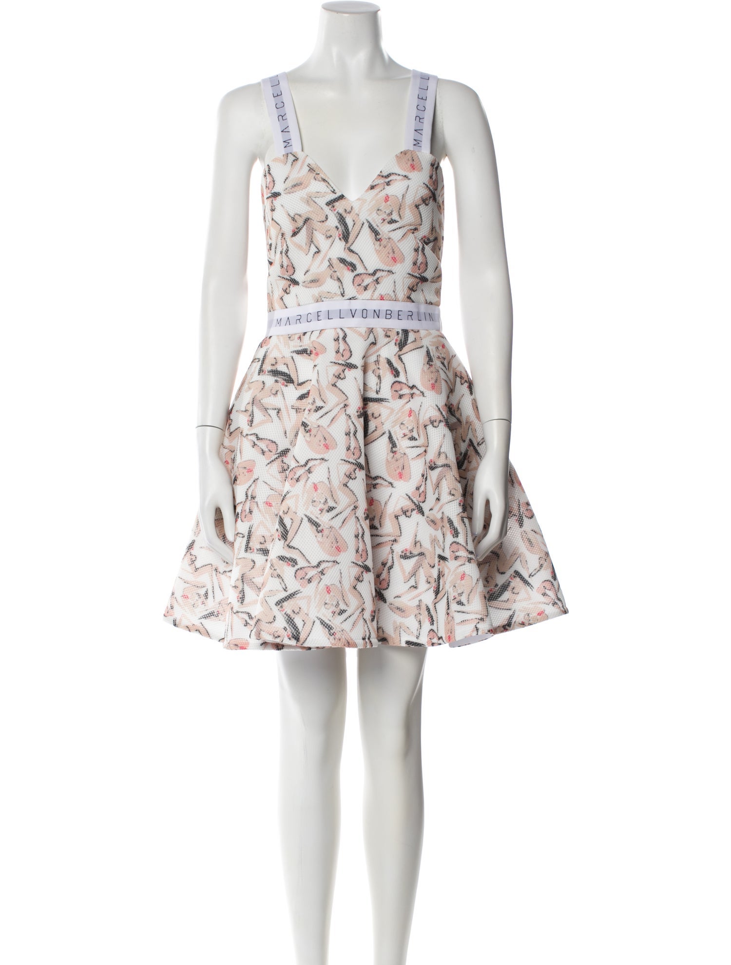 Marcell Von Berlin Printed Mini Dress