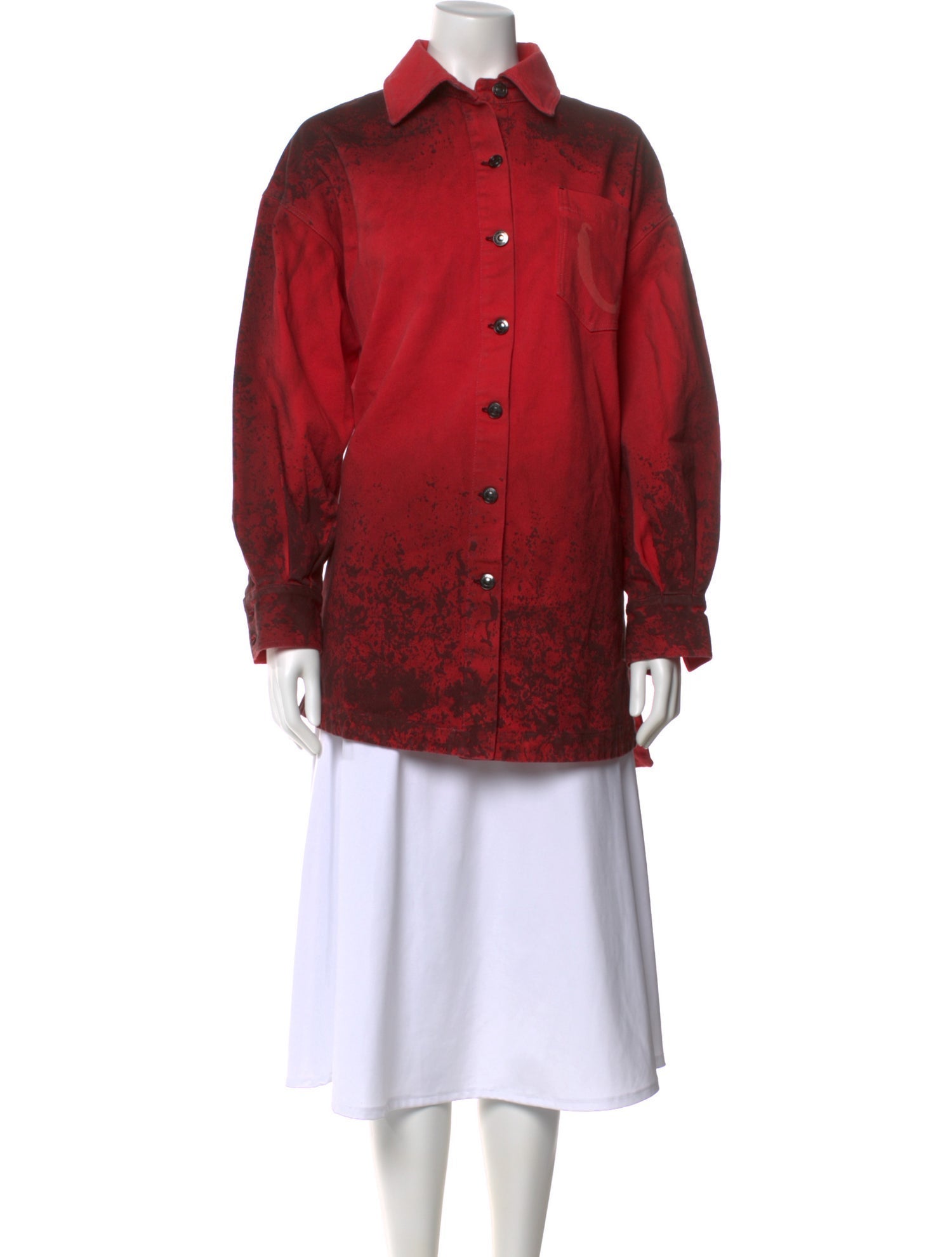 Marcell Von Berlin Long Sleeve Button-Up Top w/ Tags