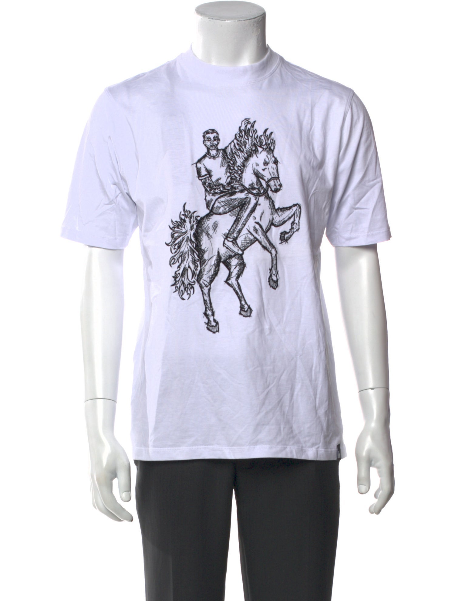 Marcell Von Berlin Graphic Print Crew Neck T-Shirt