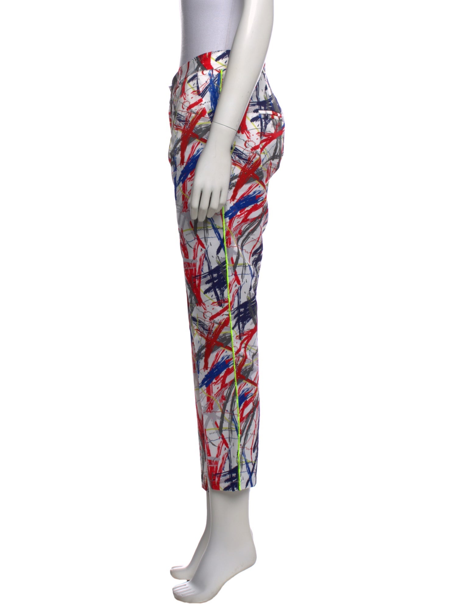 Marcell Von Berlin Printed Straight Leg Pants