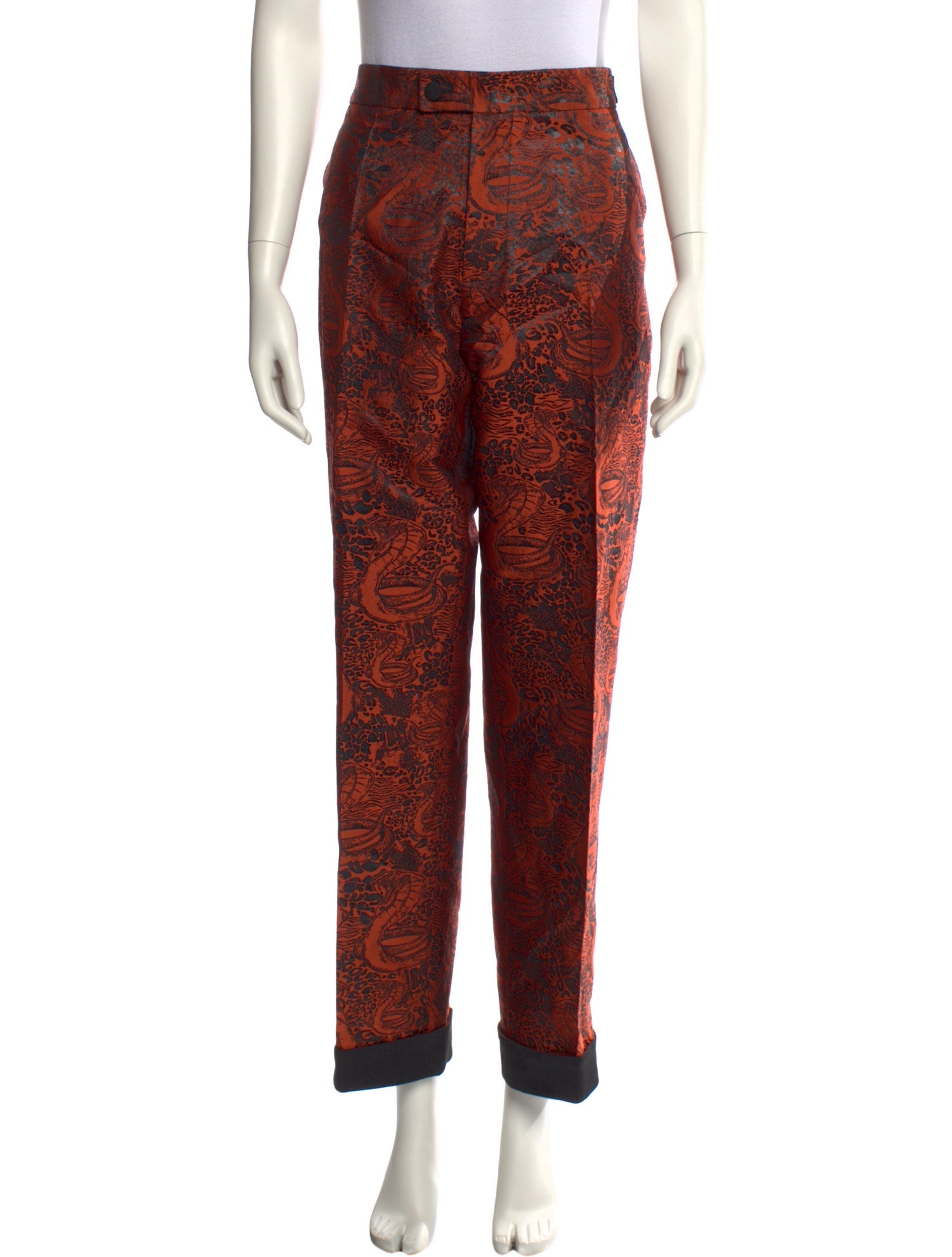 Marcell Von Berlin Printed Straight Leg Pants w/ Tags