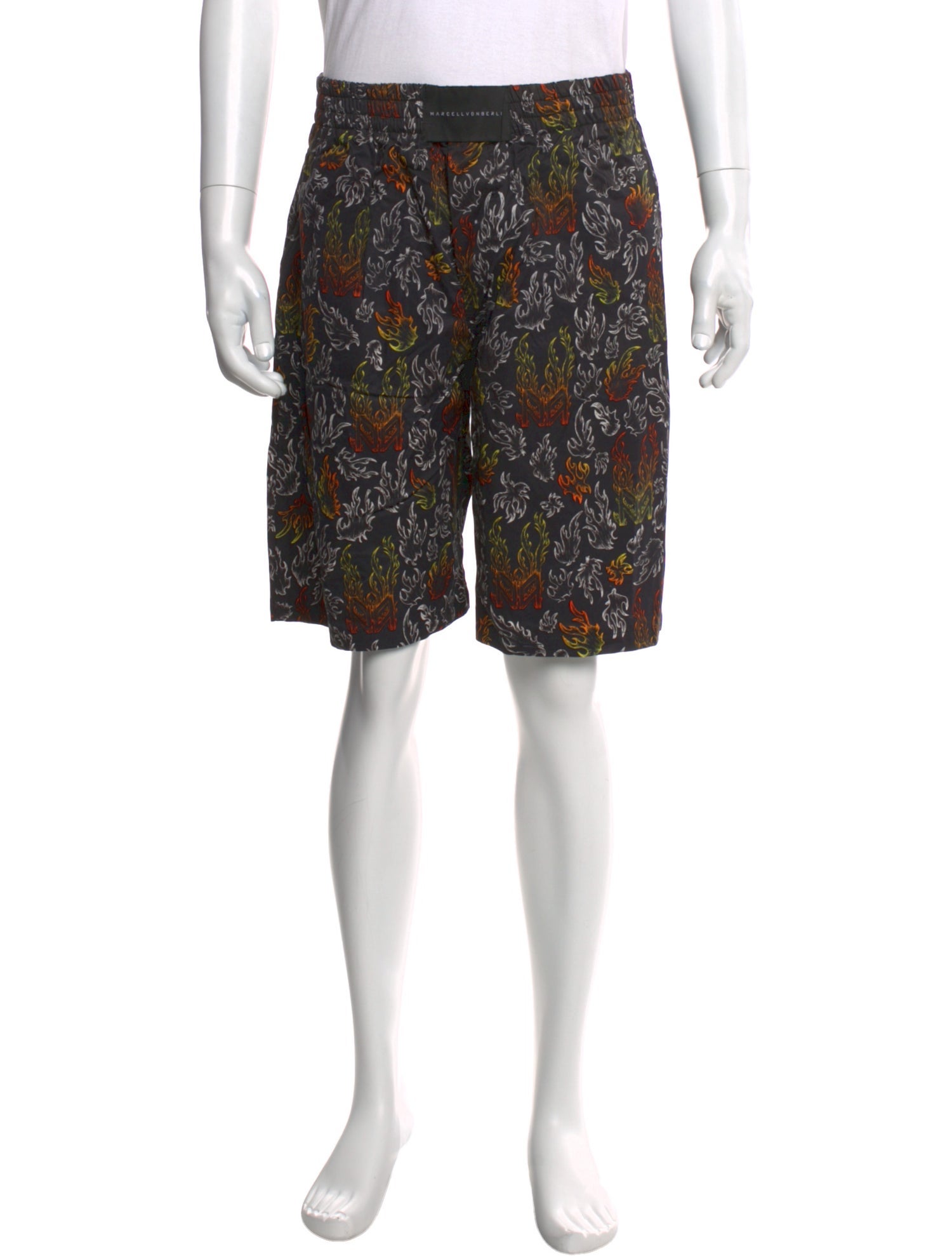Marcell Von Berlin Printed Jogger Shorts