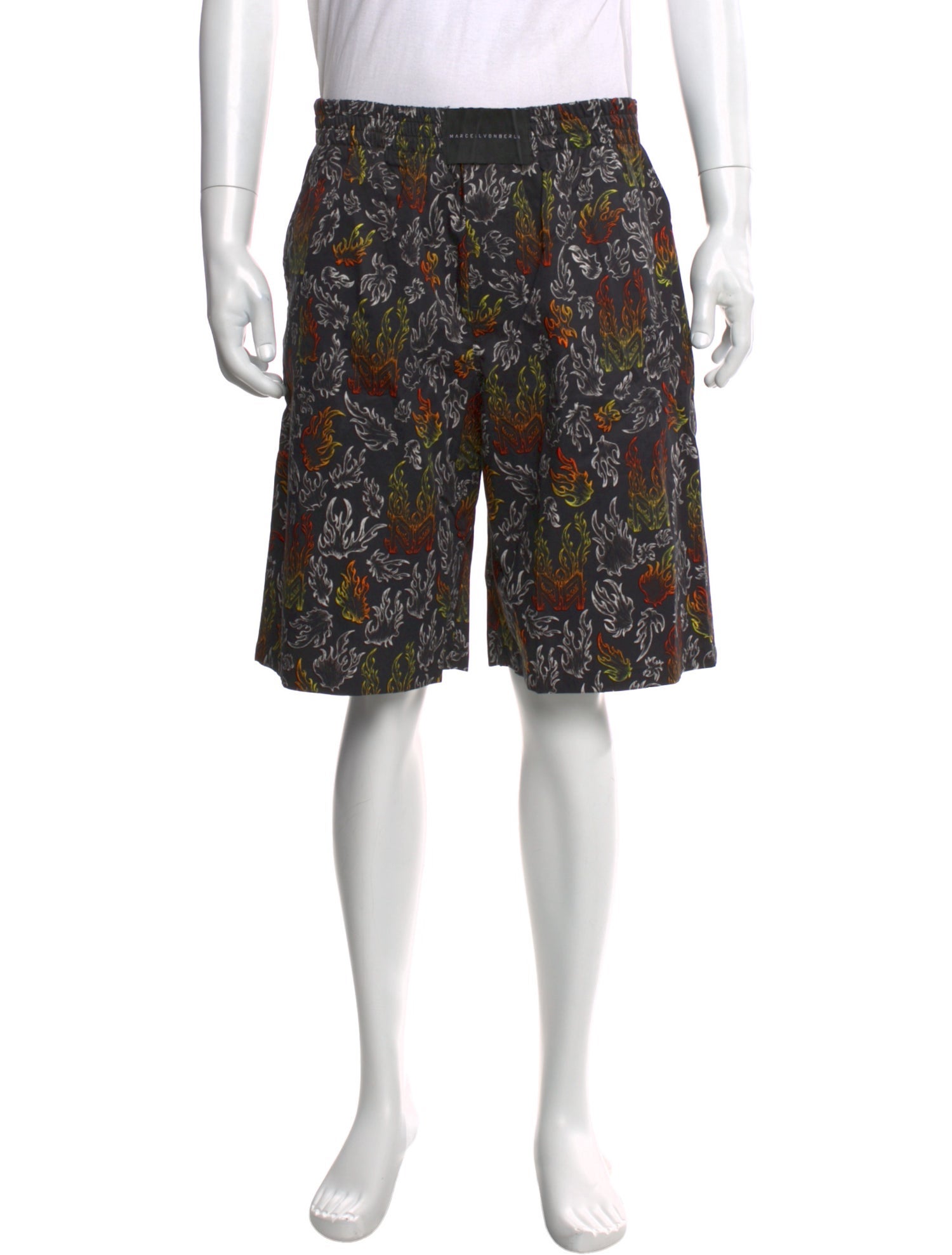 Marcell Von Berlin Printed Jogger Shorts