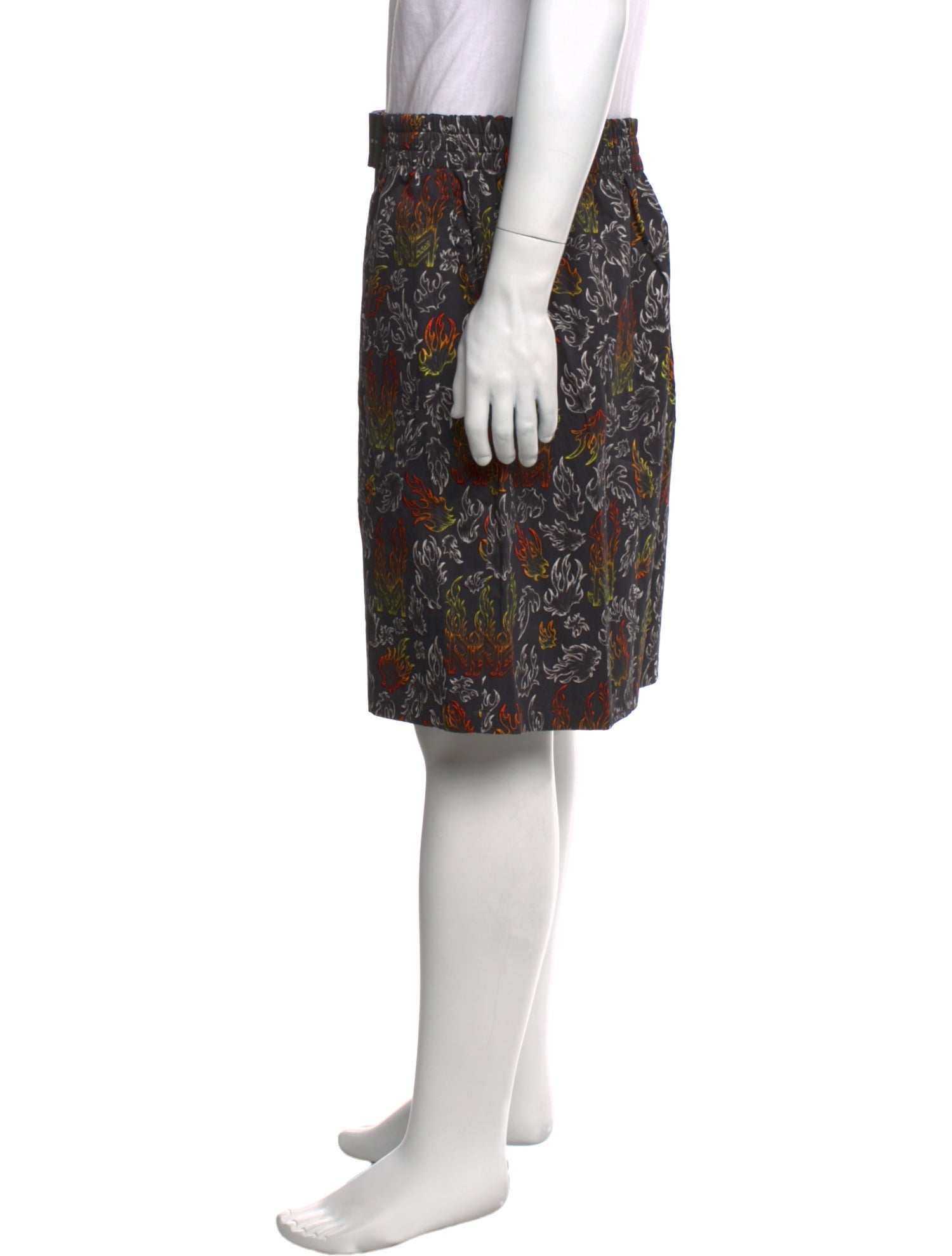 Marcell Von Berlin Printed Jogger Shorts