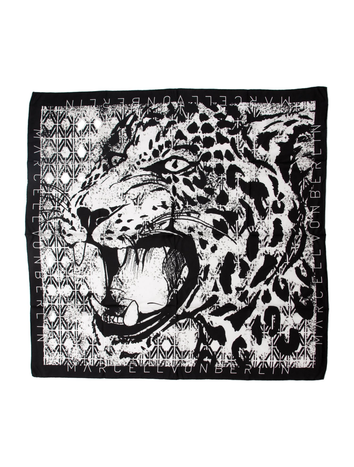 Marcell Von Berlin Silk Printed Scarf