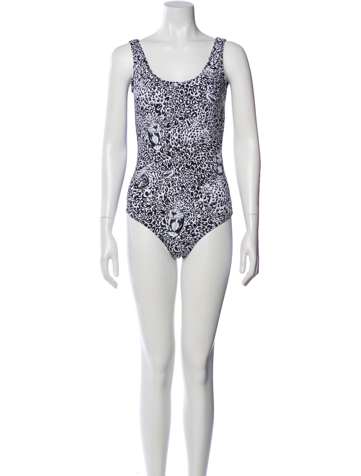 Marcell Von Berlin Animal Print One-Piece w/ Tags