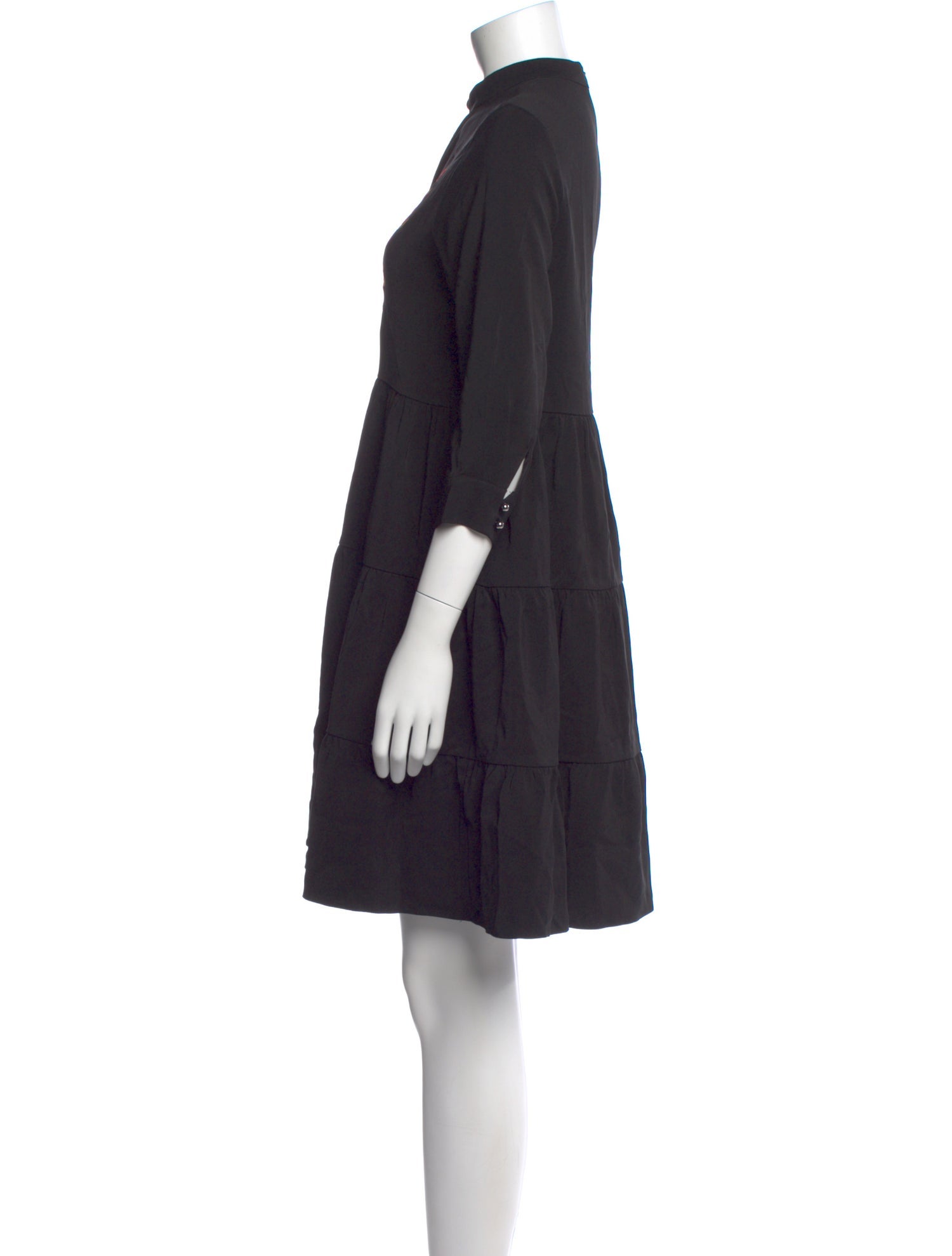 Marcell Von Berlin Mock Neck Mini Dress