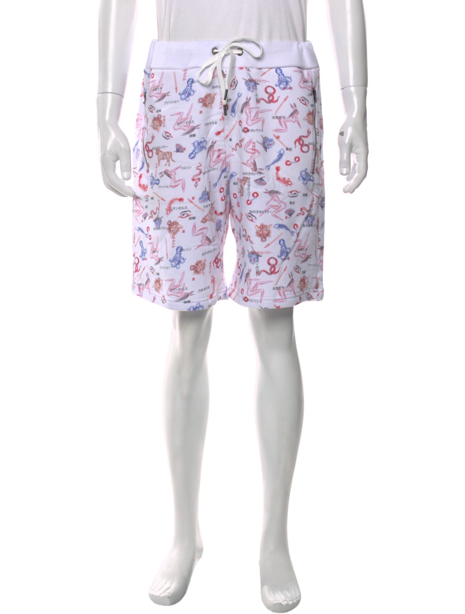 Marcell Von Berlin Printed Jogger Shorts