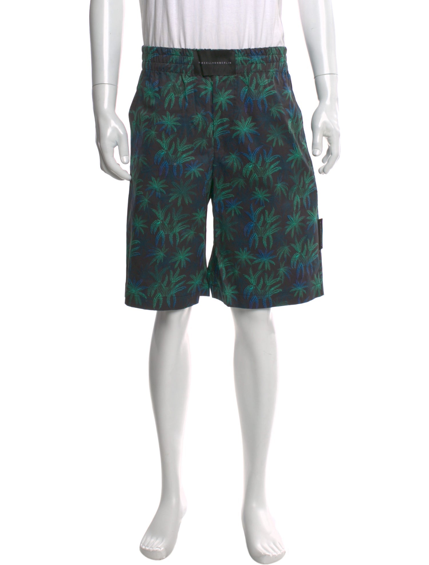 Marcell Von Berlin Printed Athletic Shorts