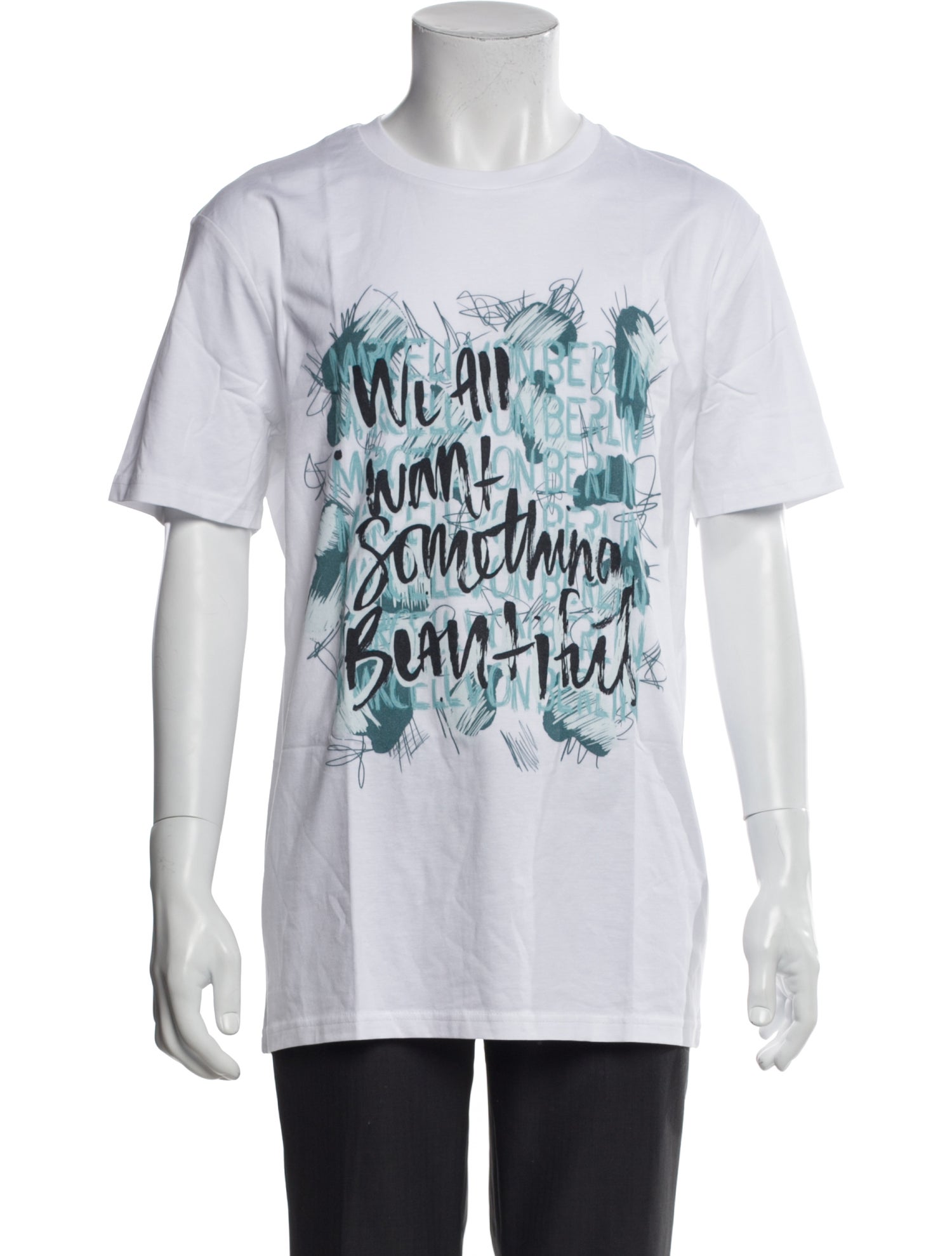 Marcell Von Berlin Graphic Print Crew Neck T-Shirt w/ Tags