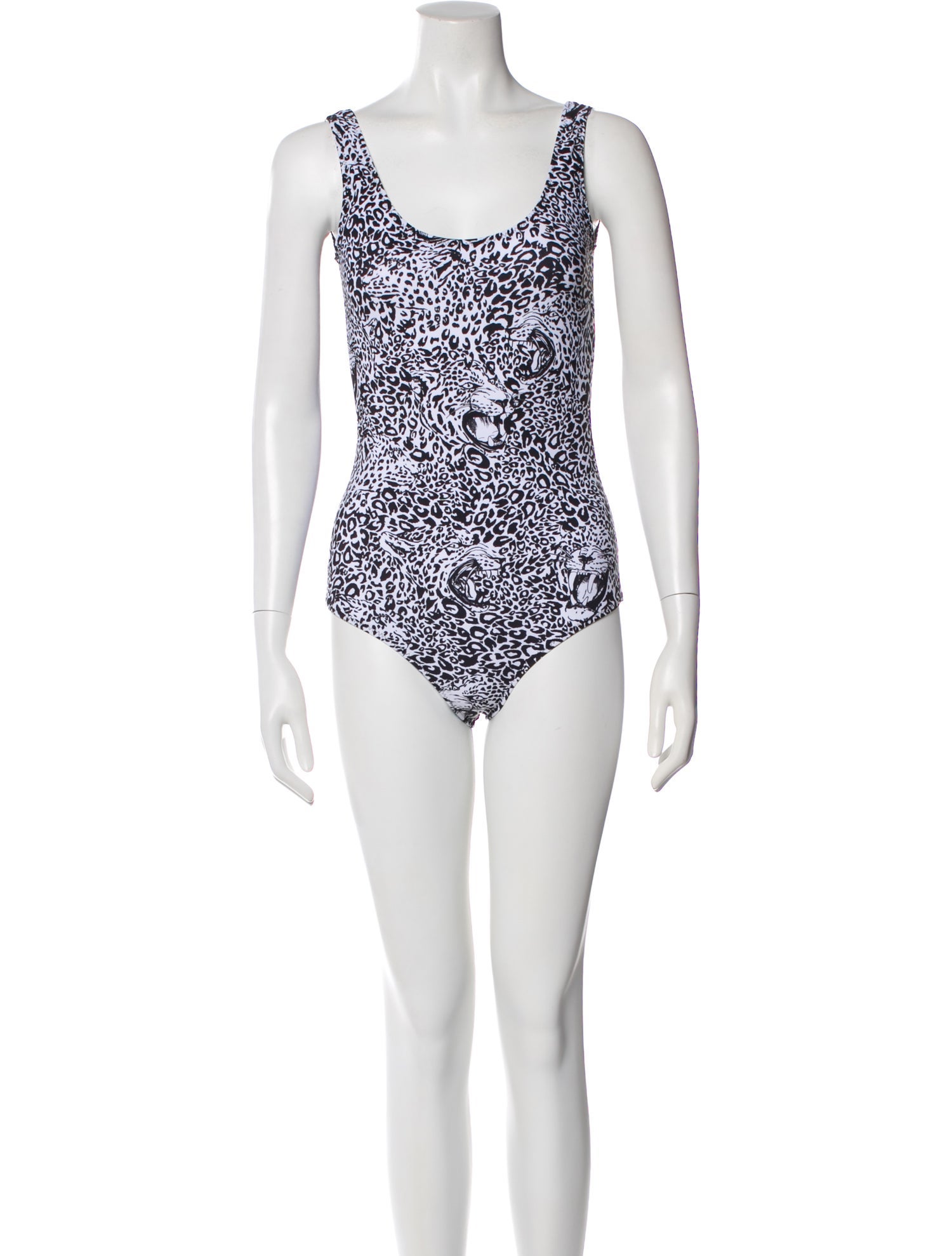 Marcell Von Berlin Animal Print One-Piece w/ Tags
