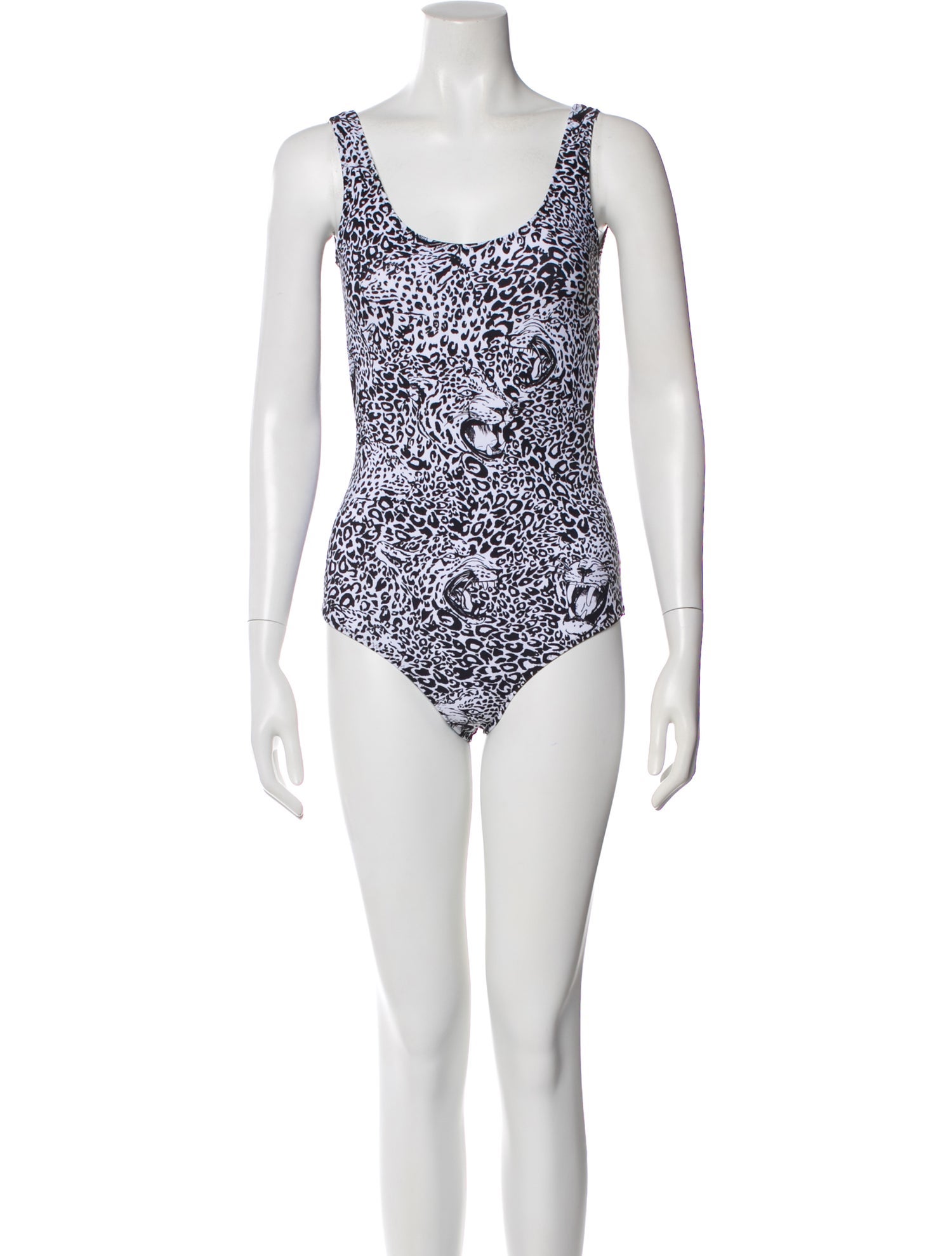 Marcell Von Berlin Animal Print One-Piece w/ Tags