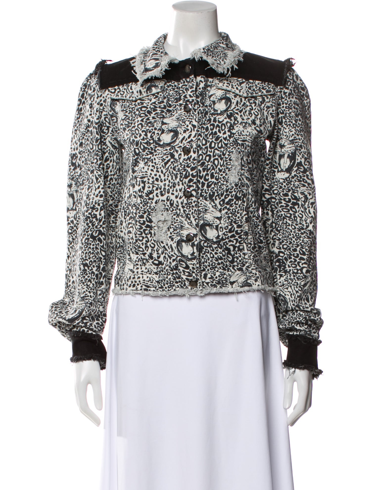 Marcell Von Berlin Animal Print Evening Jacket