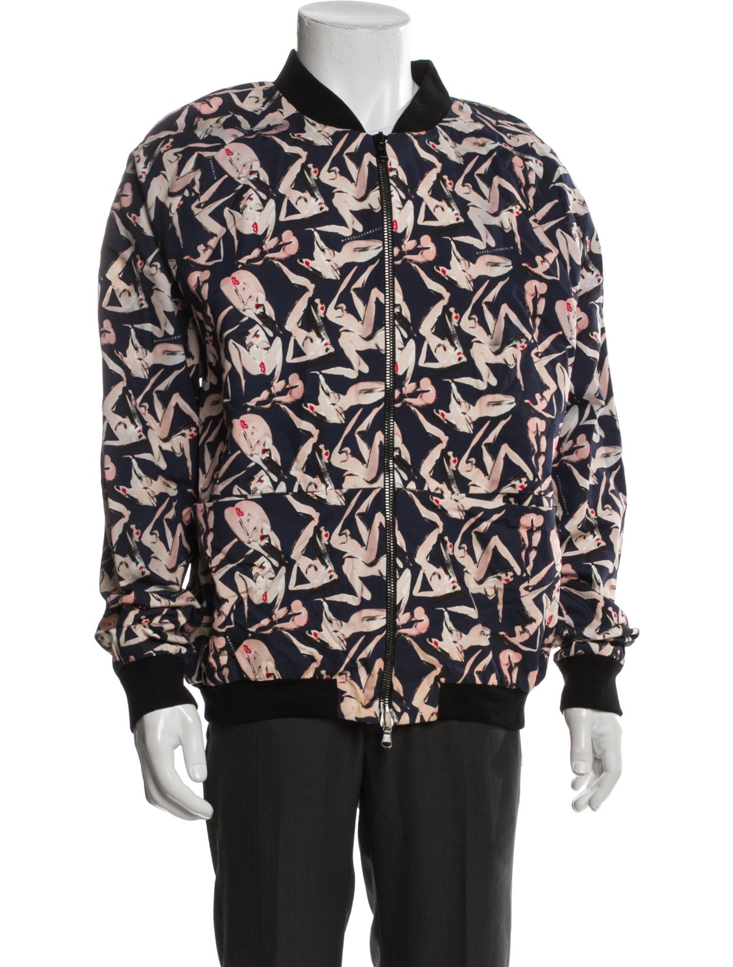 Marcell Von Berlin Printed Bomber Jacket