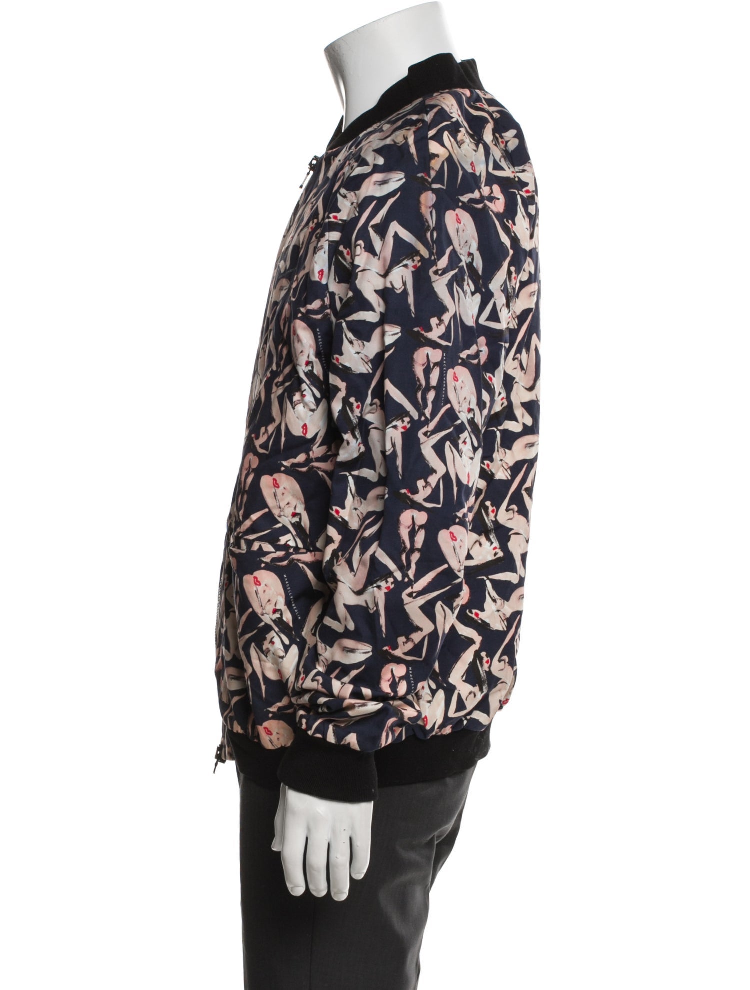 Marcell Von Berlin Printed Bomber Jacket