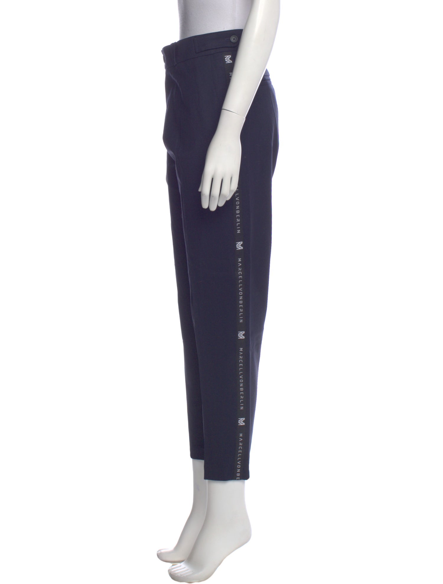 Marcell Von Berlin Virgin Wool Skinny Leg Pants