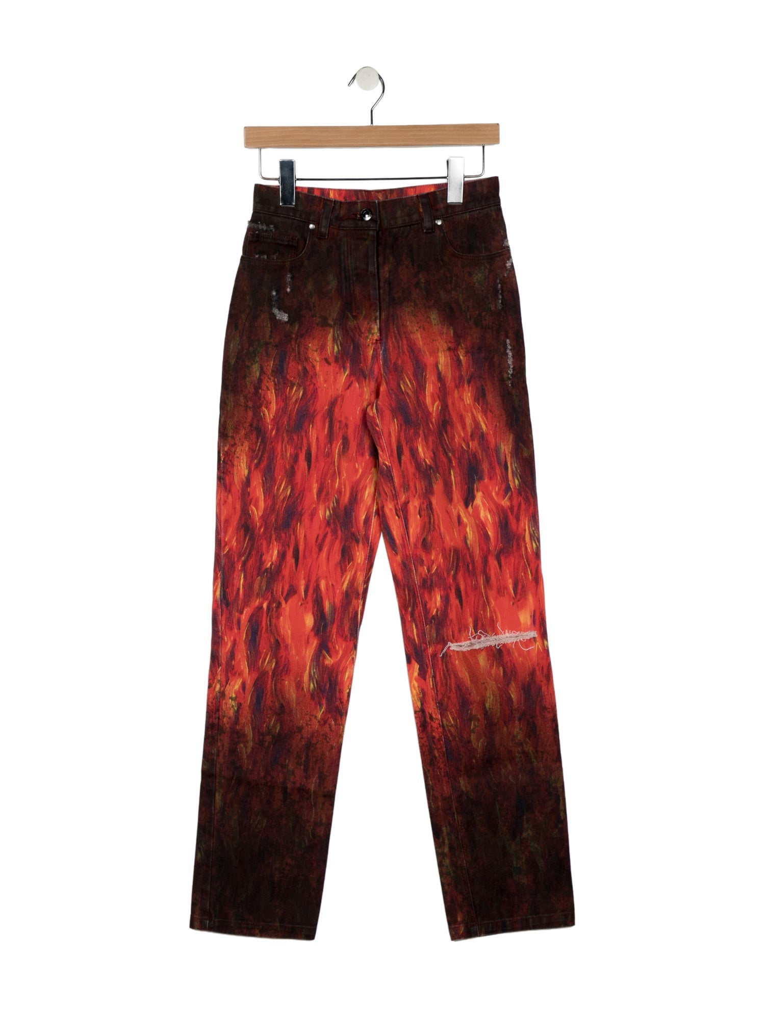 Marcell Von Berlin Mid-Rise Straight Leg Jeans