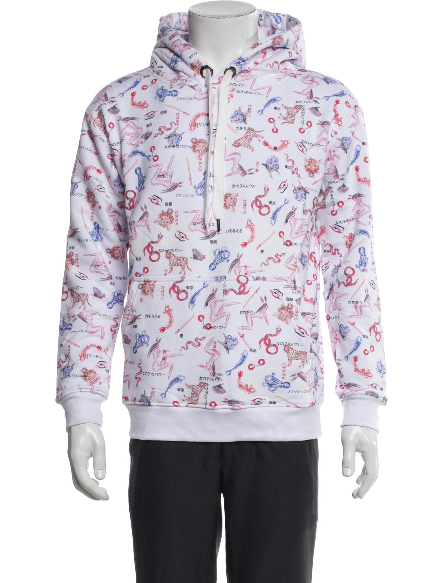 Marcell Von Berlin Printed Crew Neck Hoodie w/ Tags