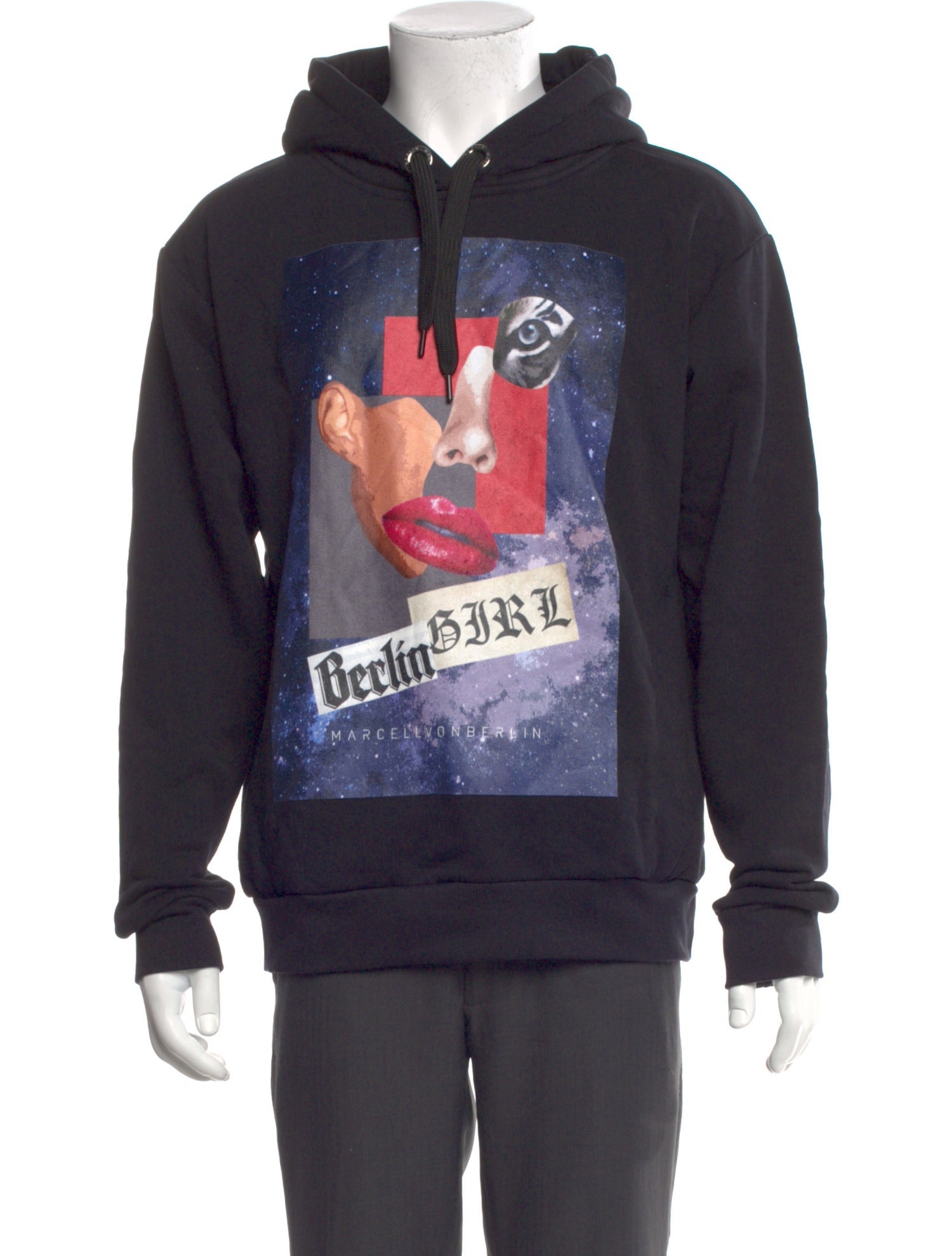 Marcell Von Berlin Graphic Print Crew Neck Hoodie