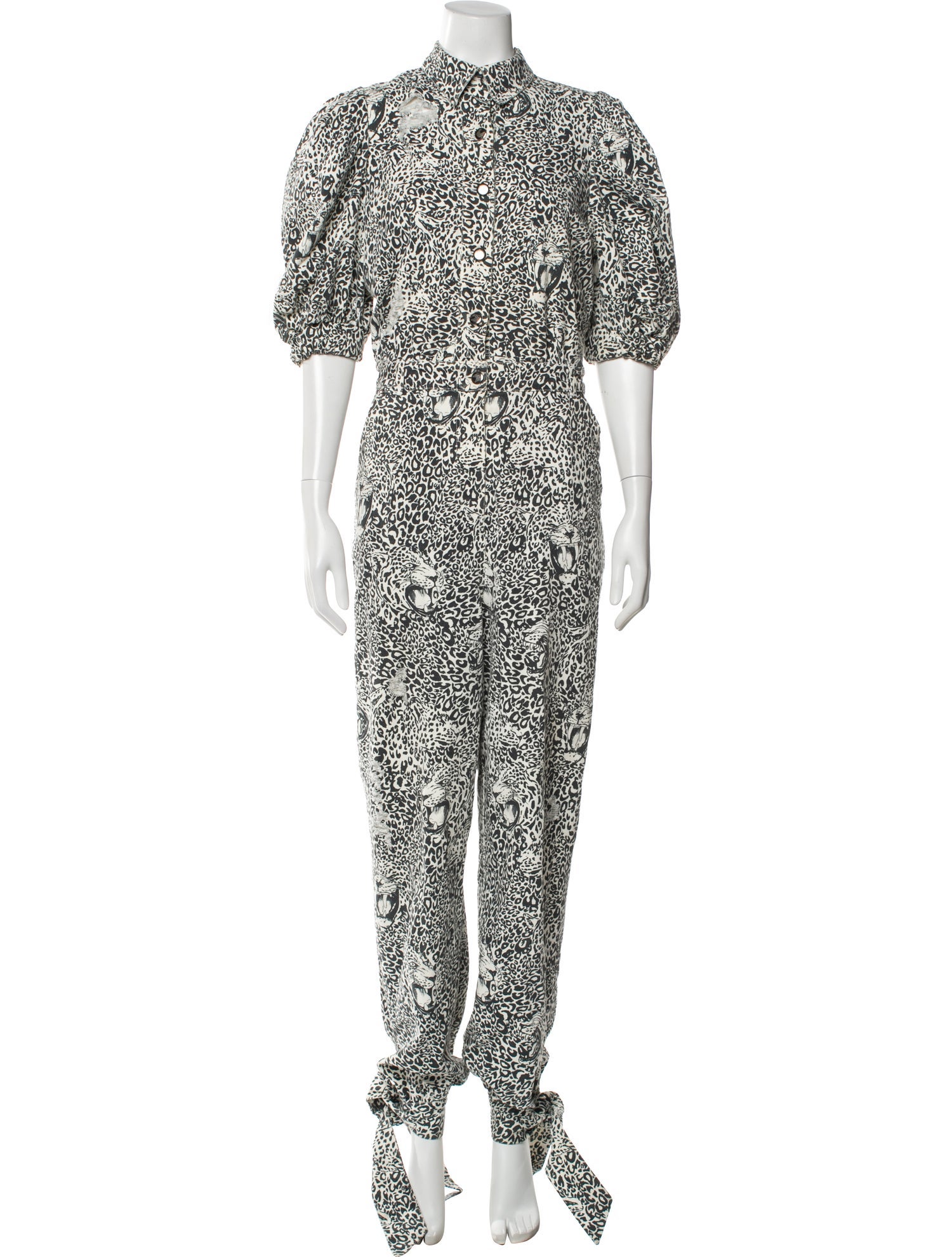 Marcell Von Berlin Animal Print Jumpsuit
