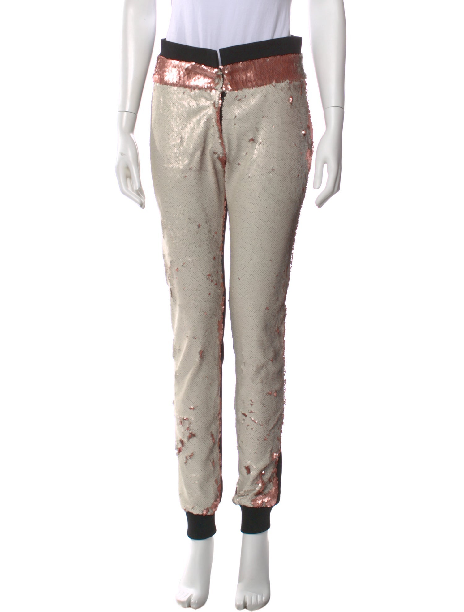 Marcell Von Berlin Colorblock Pattern Skinny Leg Pants w/ Tags