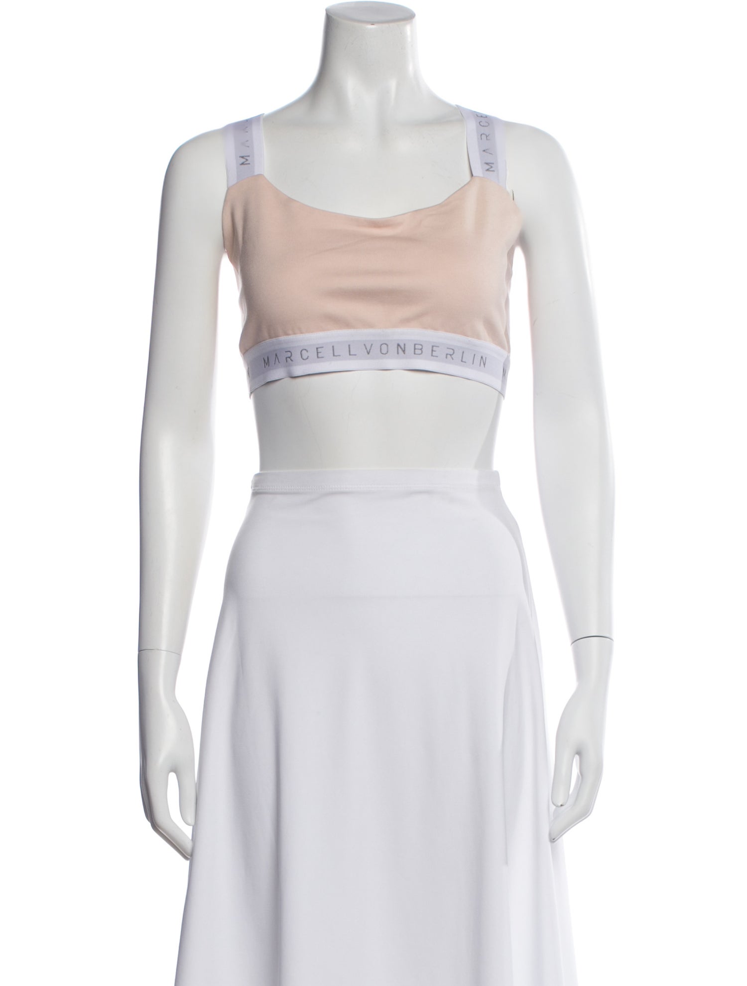 Marcell Von Berlin Scoop Neck Sleeveless Sports Bra