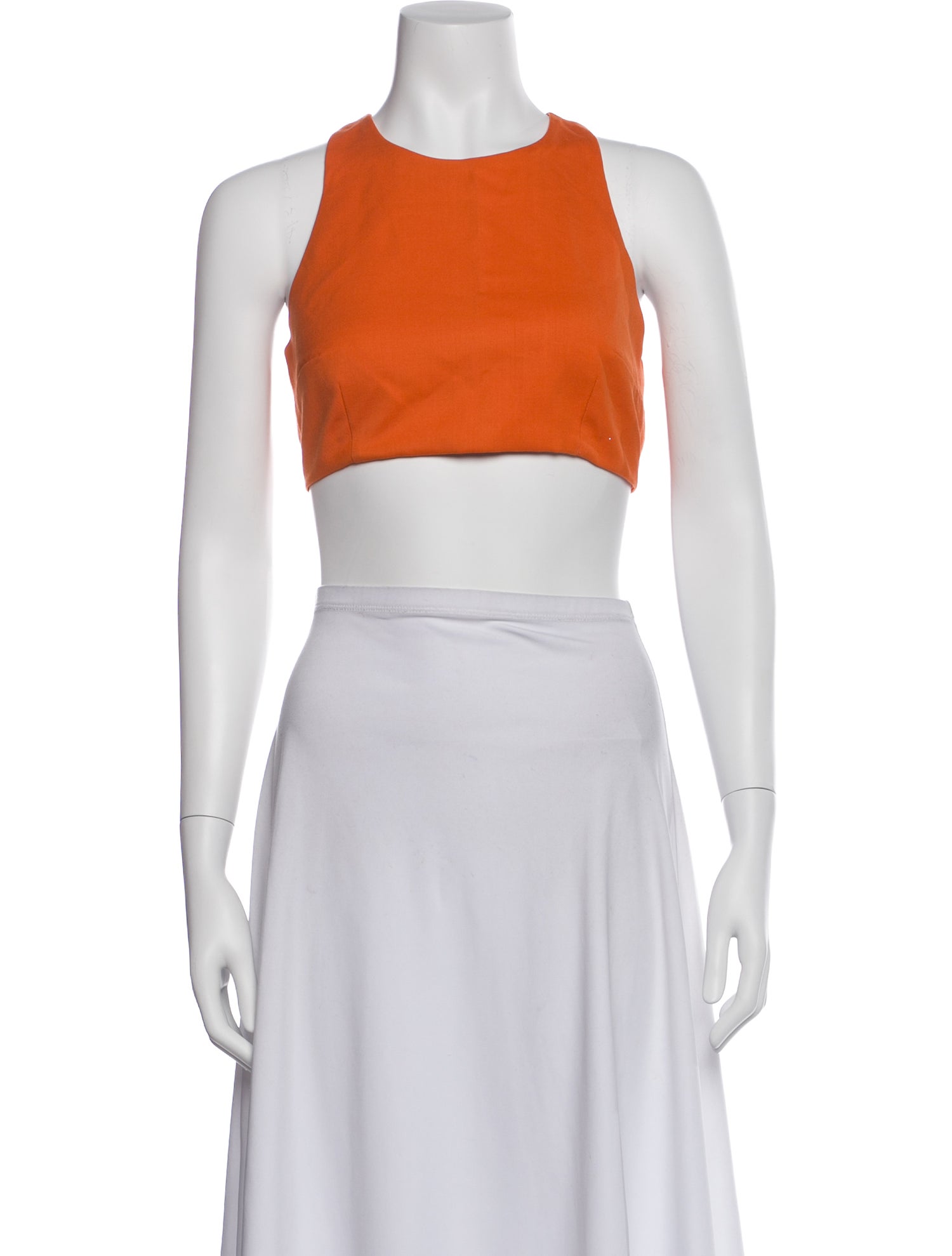 Marcell Von Berlin Virgin Wool Crew Neck Crop Top w/ Tags