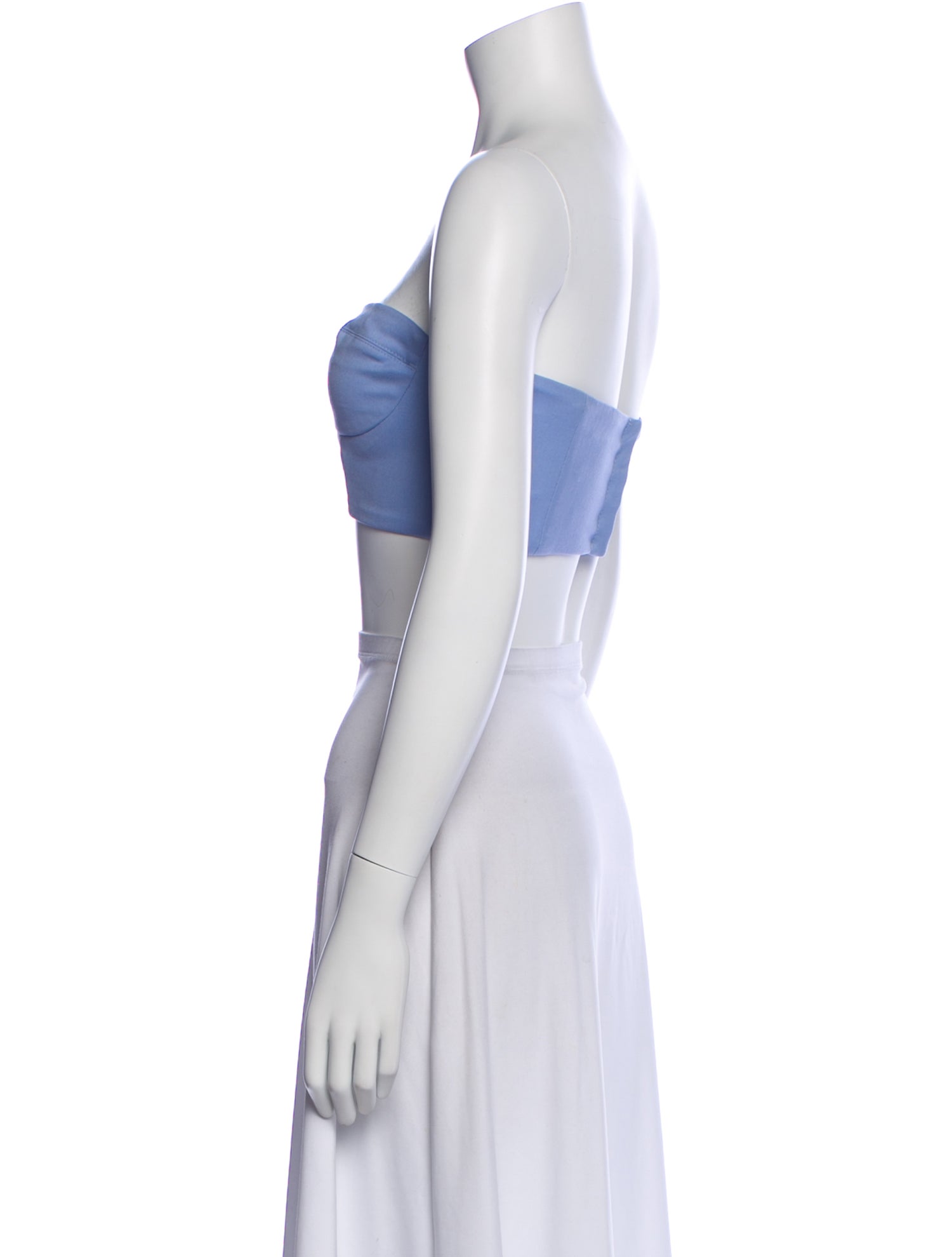 Marcell Von Berlin Strapless Crop Top