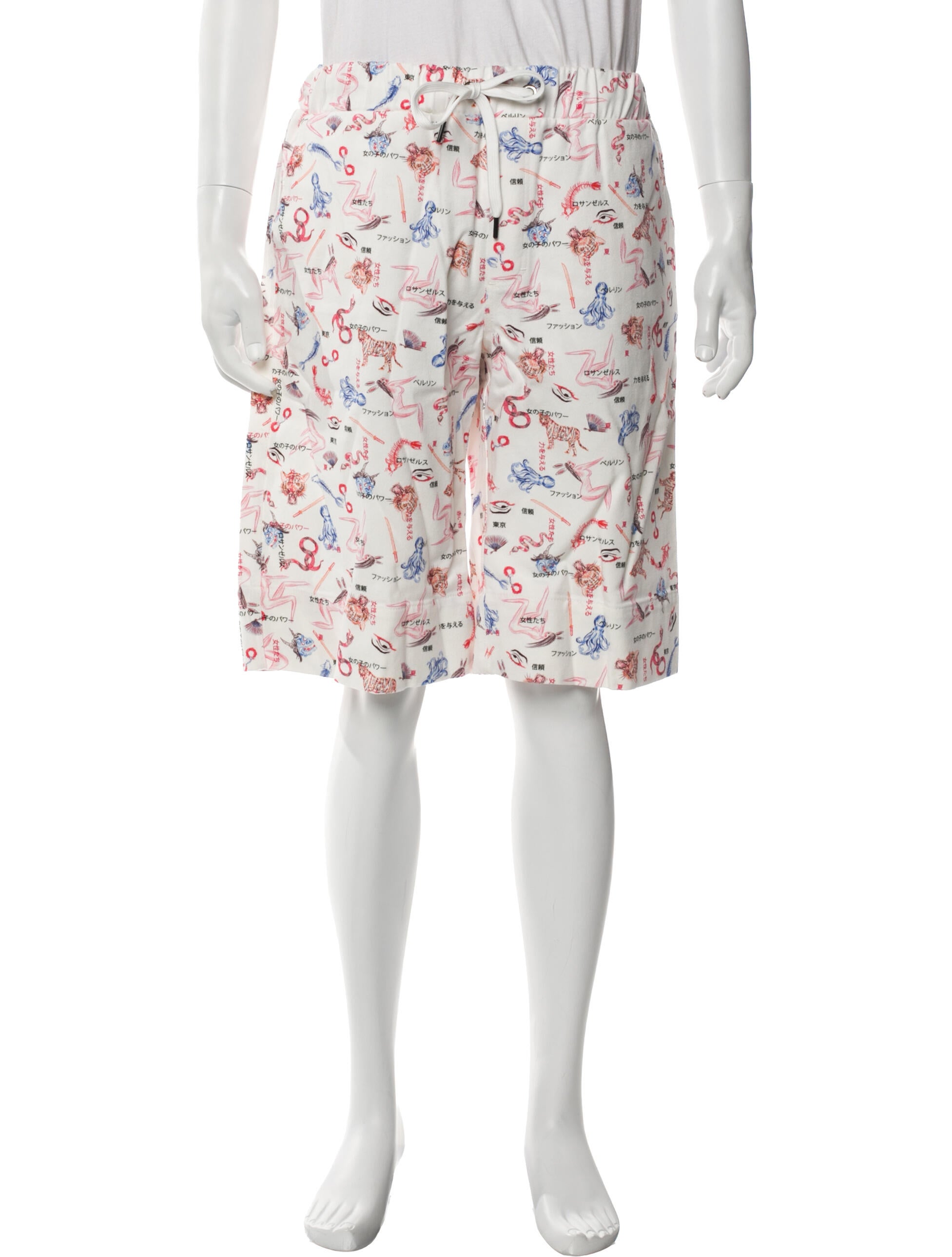 Marcell Von Berlin Printed Jogger Shorts w/ Tags