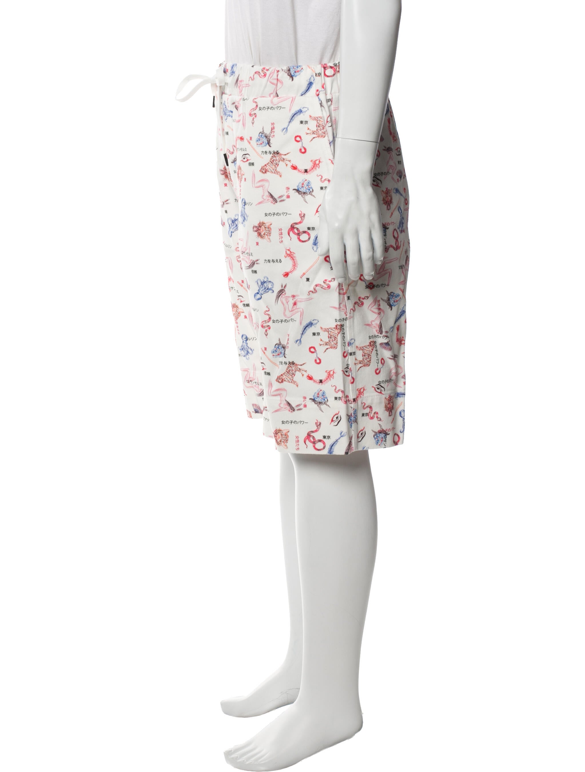 Marcell Von Berlin Printed Jogger Shorts w/ Tags