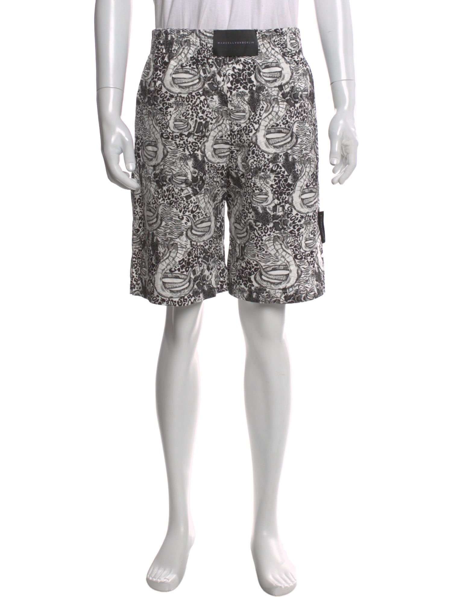 Marcell Von Berlin Printed Jogger Shorts w/ Tags