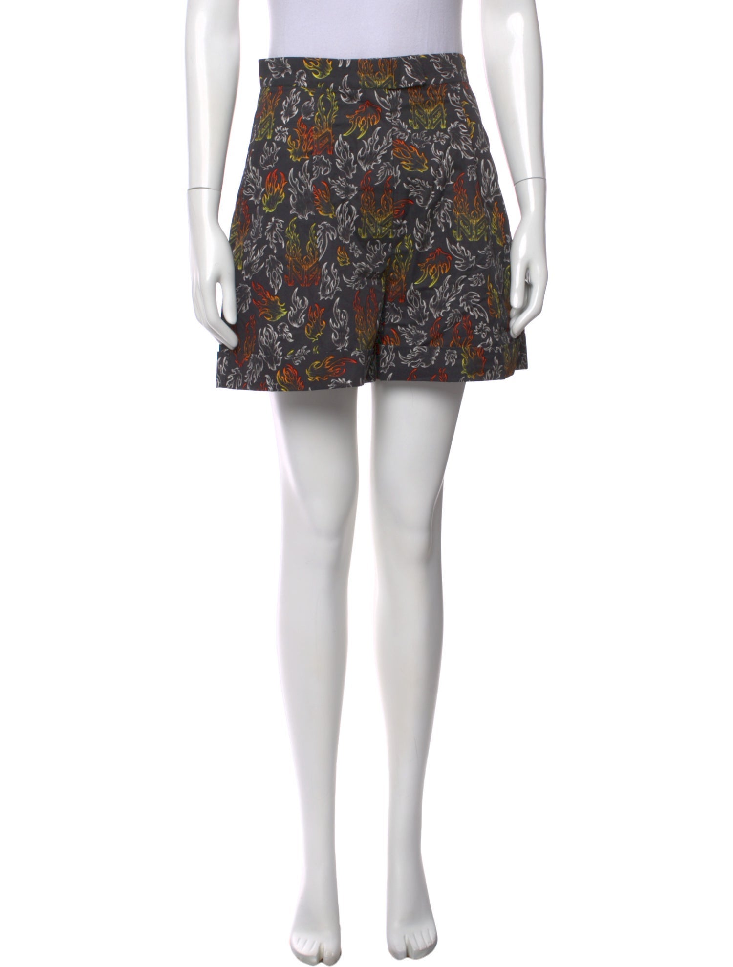 Marcell Von Berlin Printed Mini Shorts w/ Tags