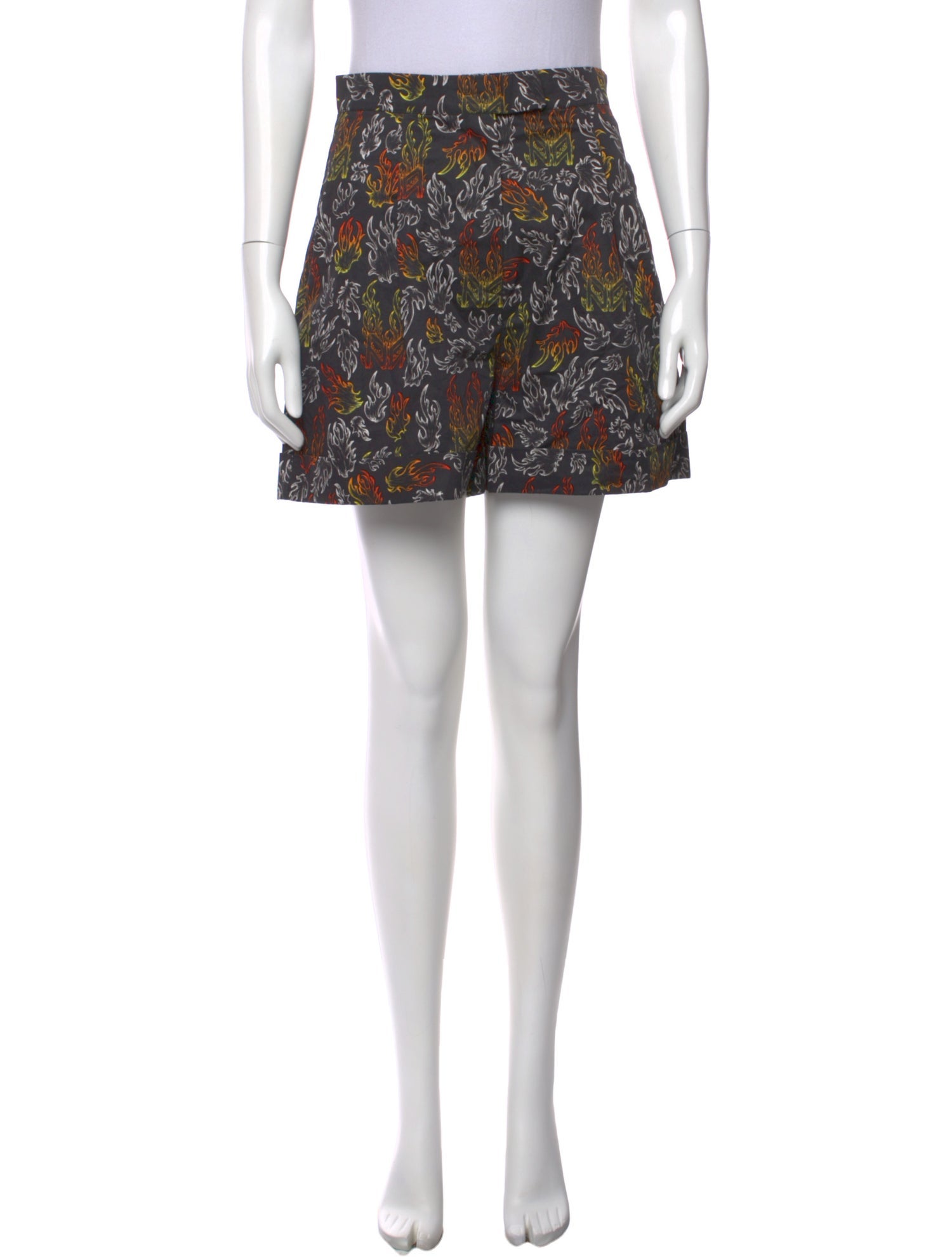 Marcell Von Berlin Printed Mini Shorts w/ Tags